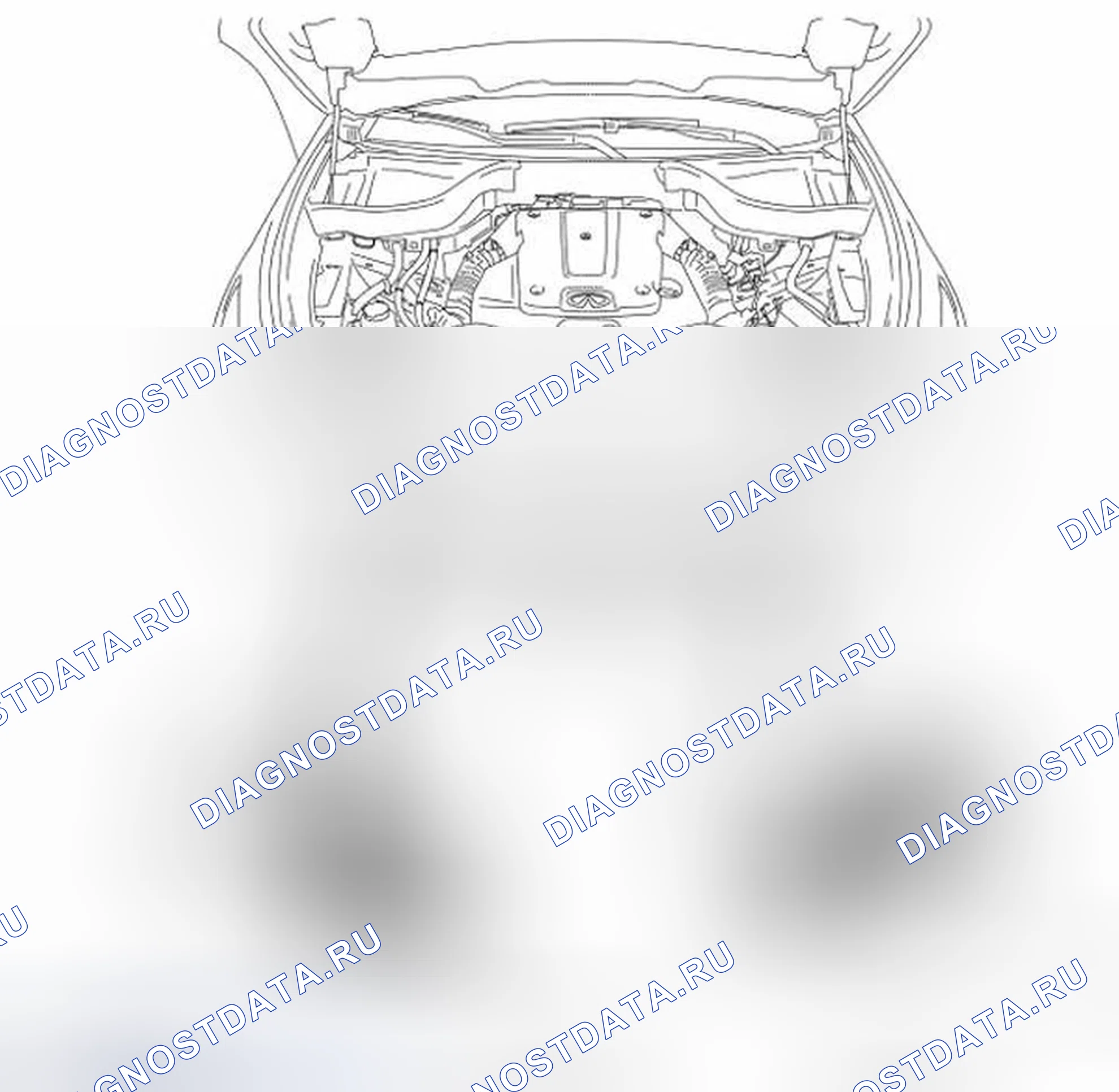 Рис. 49: Расположение компонентов. Infiniti FX35 II