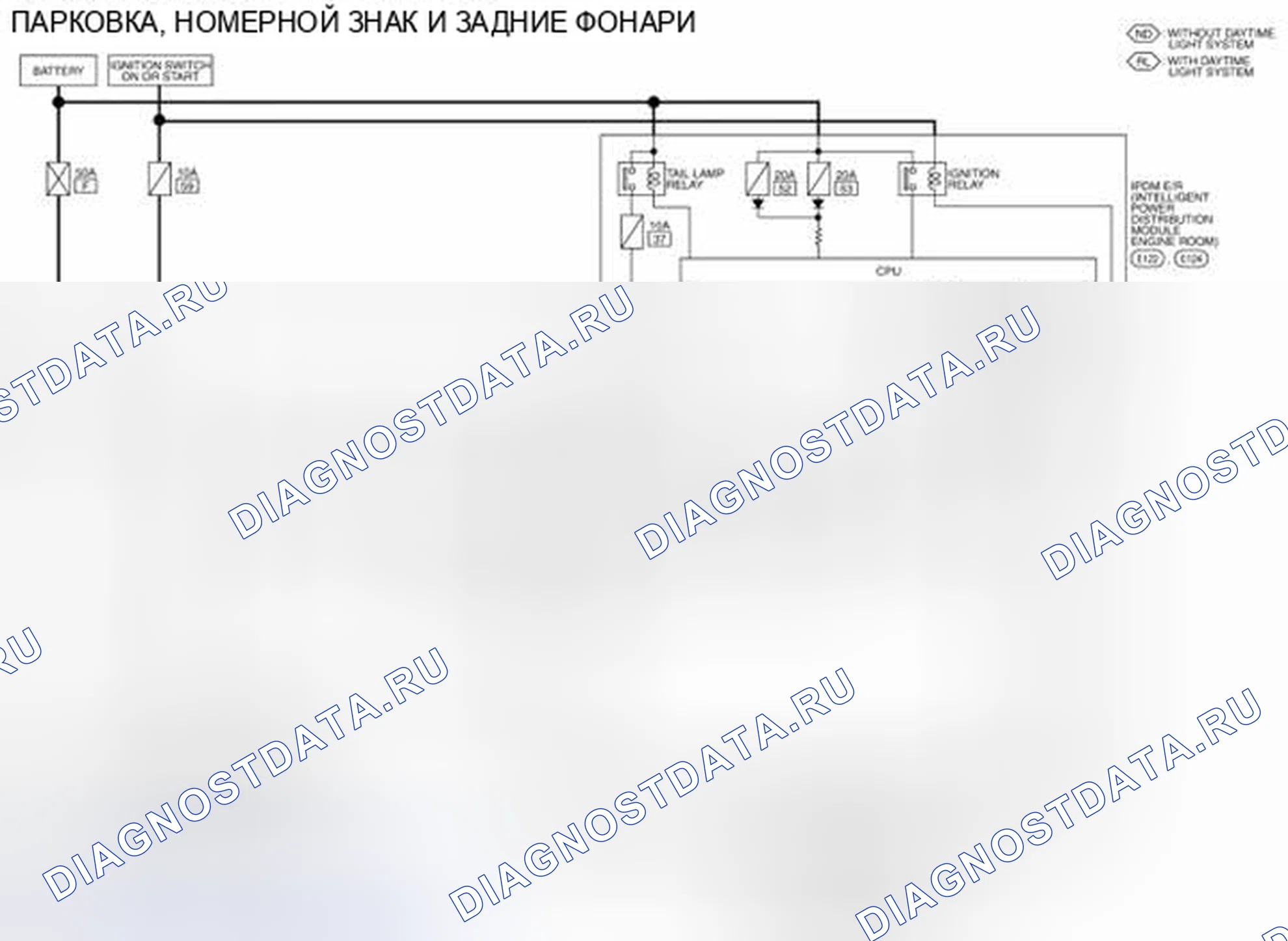 Рис. 80: электросхема. Honda Today I