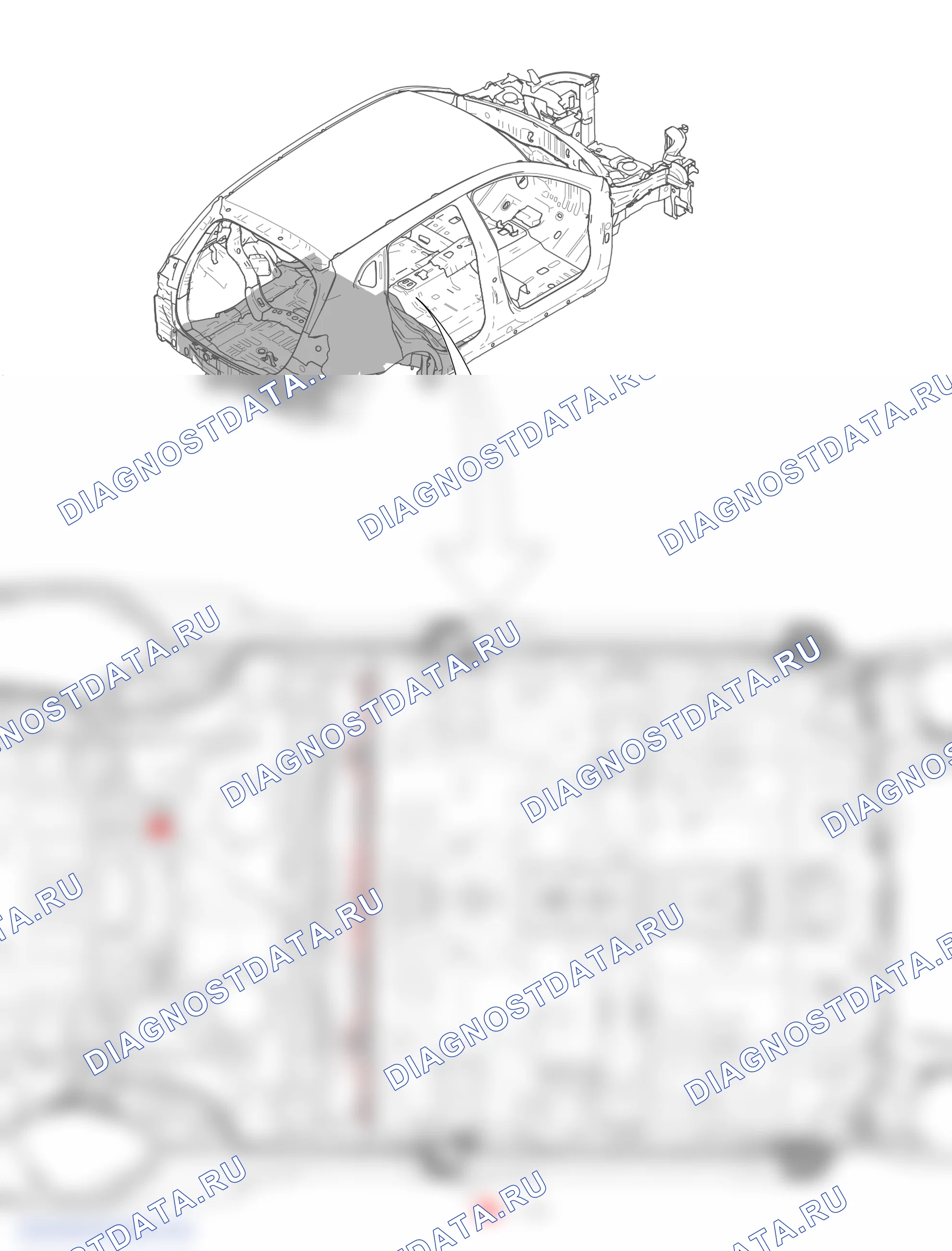 Узел заднего пола — Haval H2. Haval H2 I