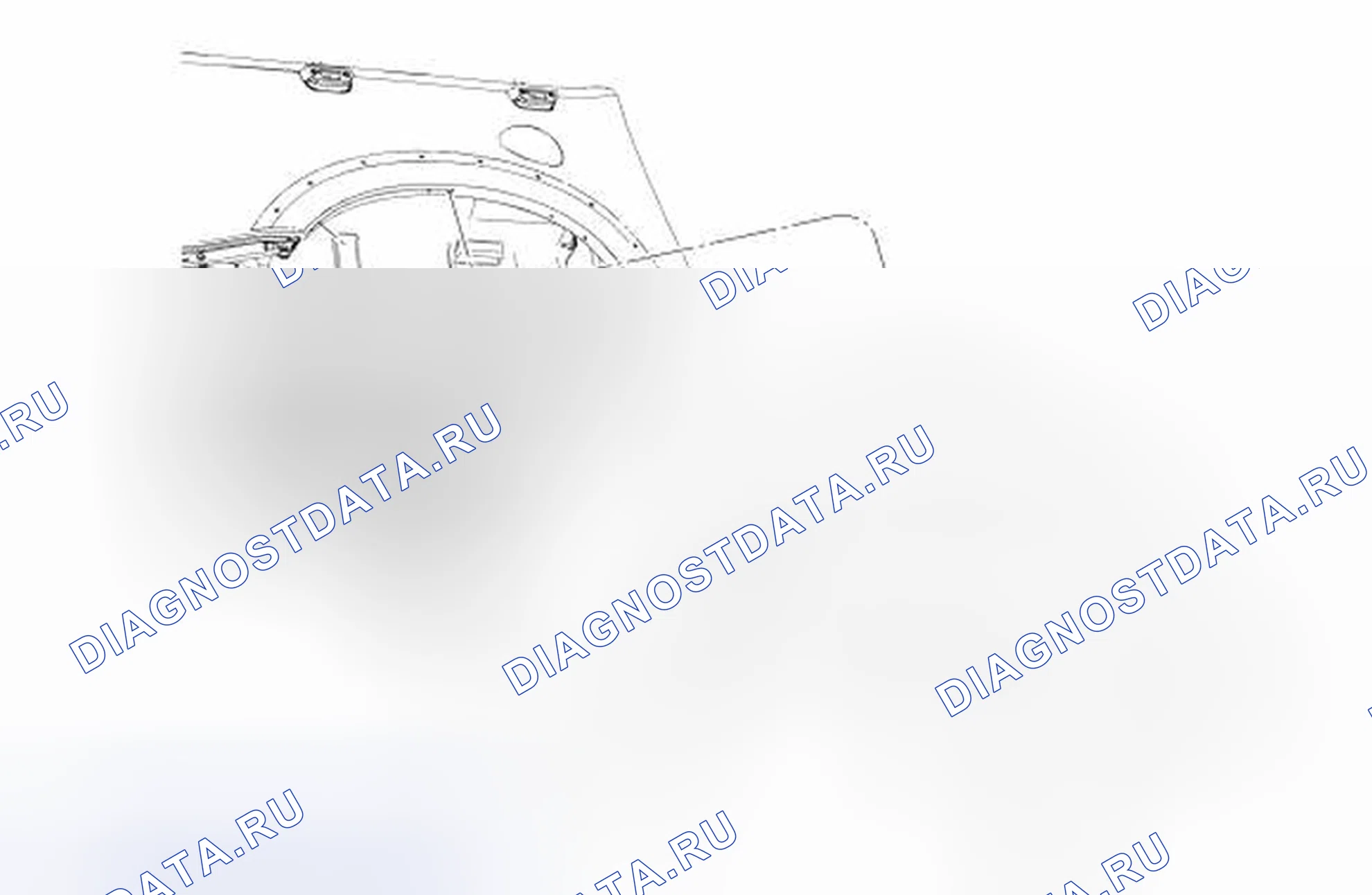 Рис. 2: Pickup Bed Wheel House. Hyundai Mufasa I