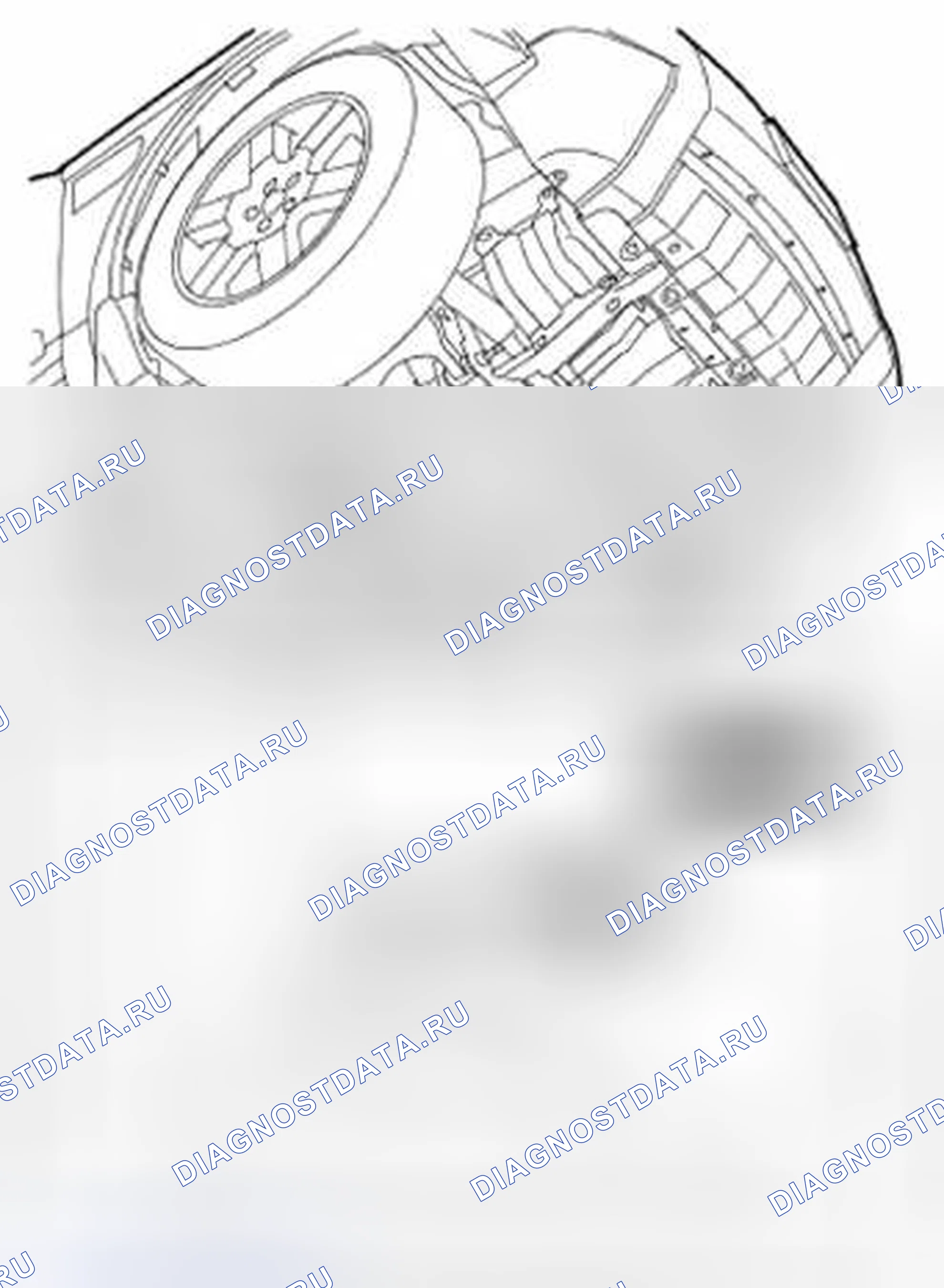Рис. 529: ДЕМОНТАЖ. Land Rover Range Rover Sport I