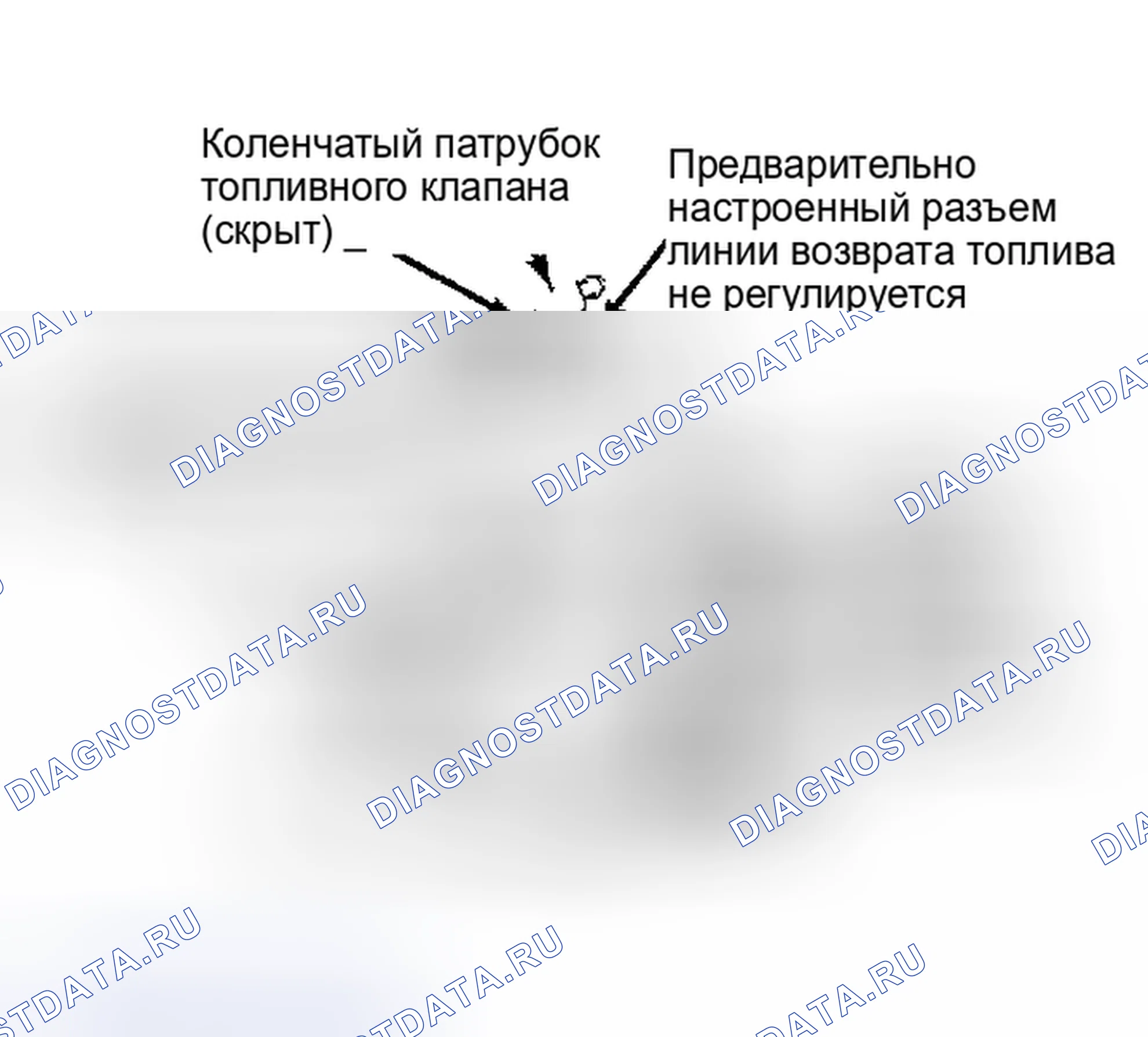 Рис. 18: Roosa-Master Inj. Расположение винта регулировки горячего (медленного) холостого хода насоса. Pontiac Grand Prix IV