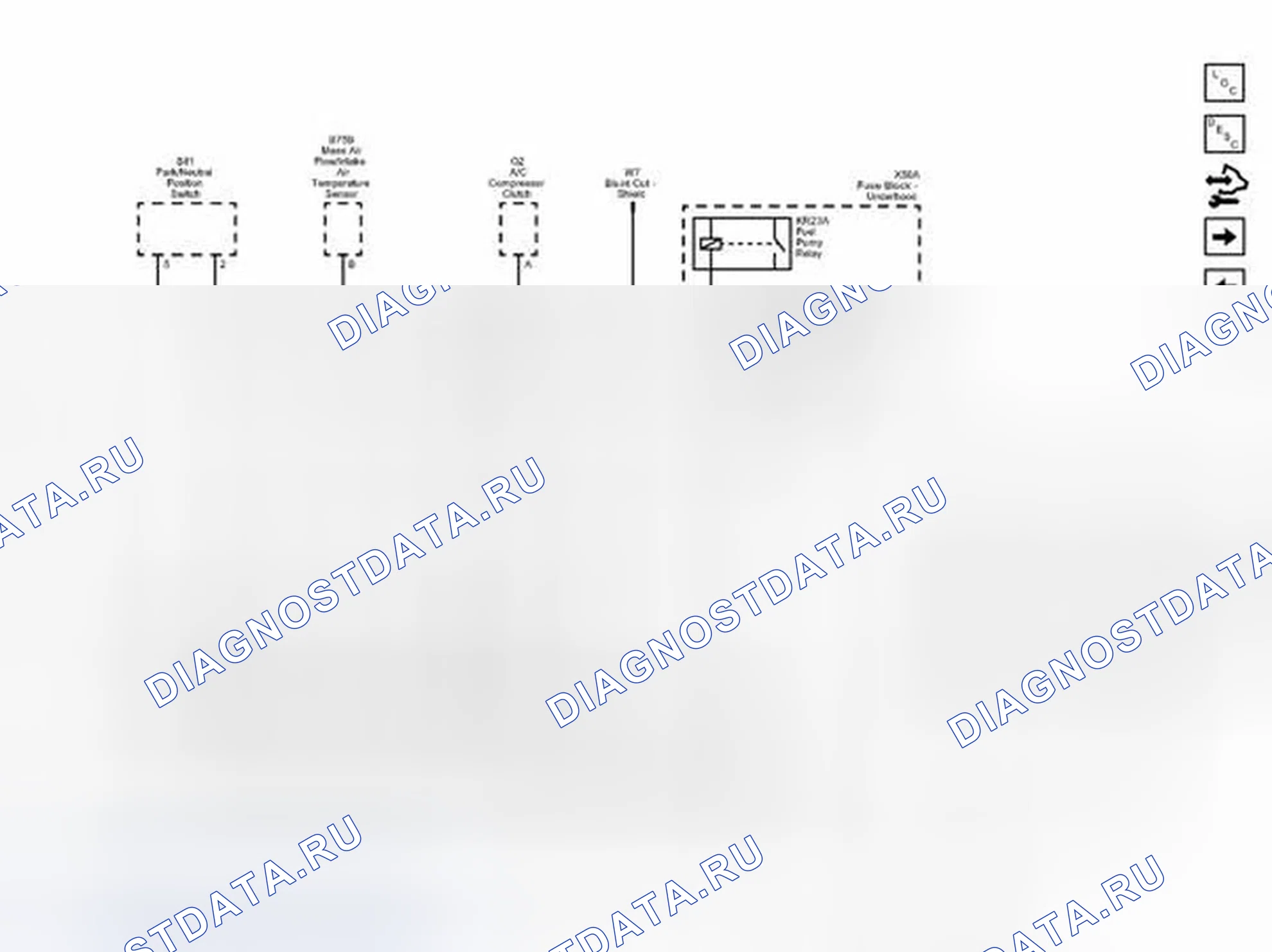 Рис. 79: электросхемы G103 и G104. Chevrolet Spark M300