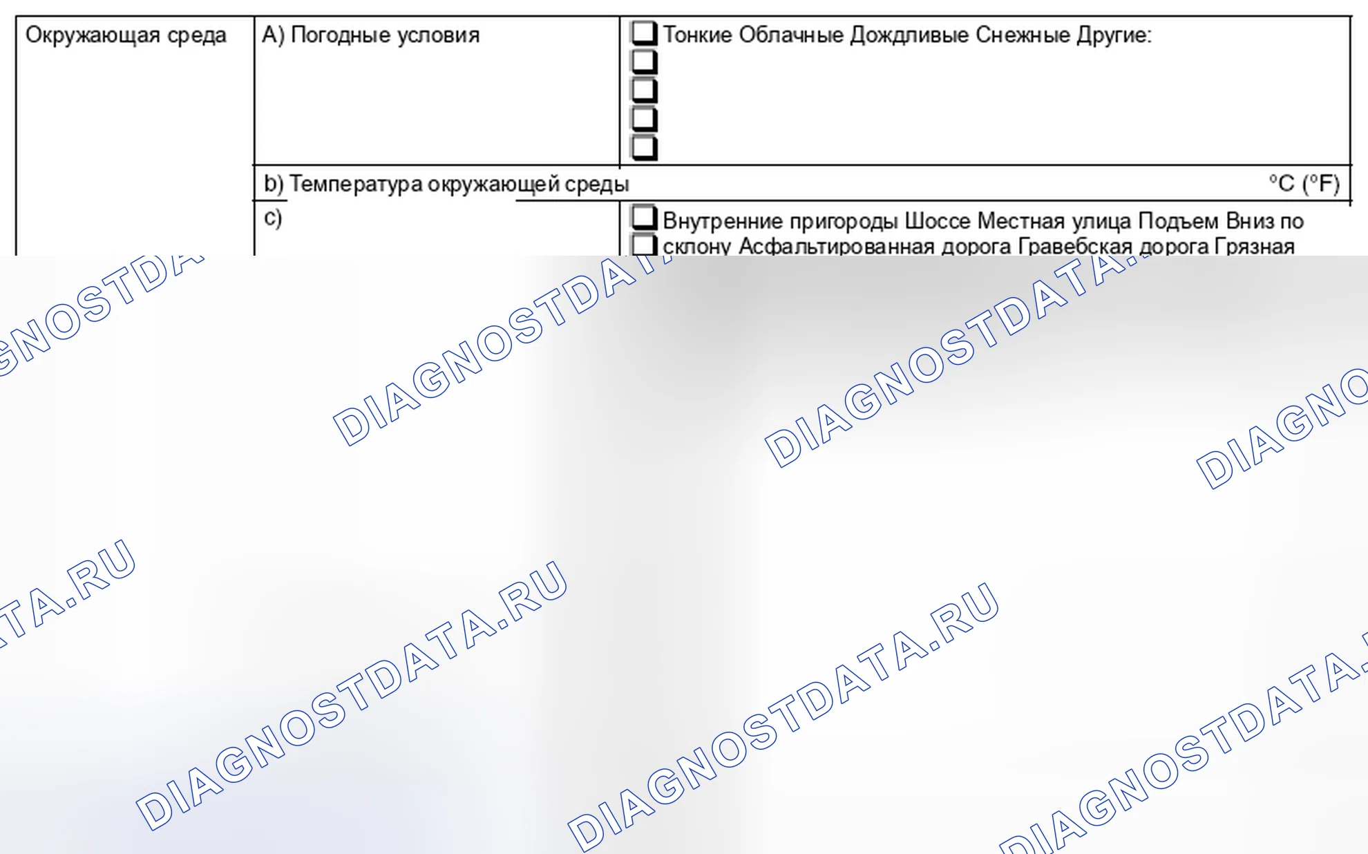 Рис. 42: УСЛОВИЯ ВОЗНИКНОВЕНИЯ НЕИСПРАВНОСТЕЙ. Subaru Impreza GK
