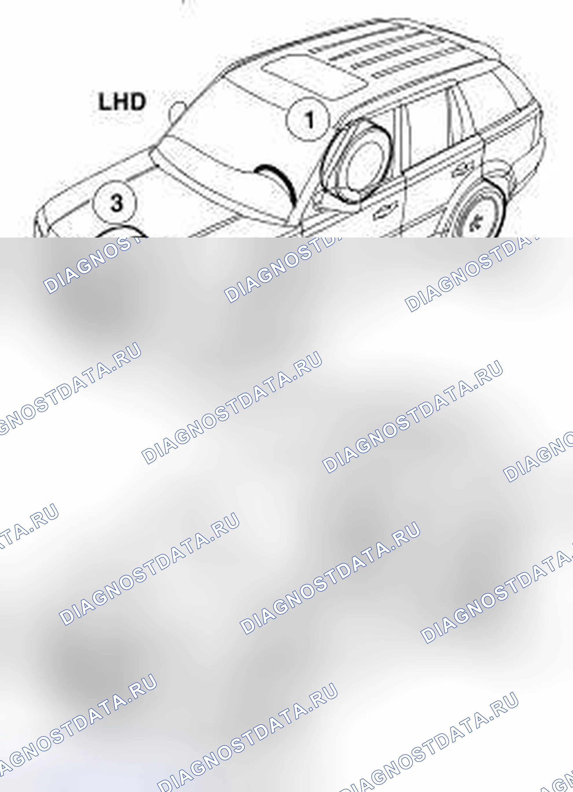 Рис. 14: СТРАВЛИВАНИЕ ДАВЛЕНИЯ В ТОРМОЗНОЙ СИСТЕМЕ. Land Rover Range Rover Sport I рестайлинг