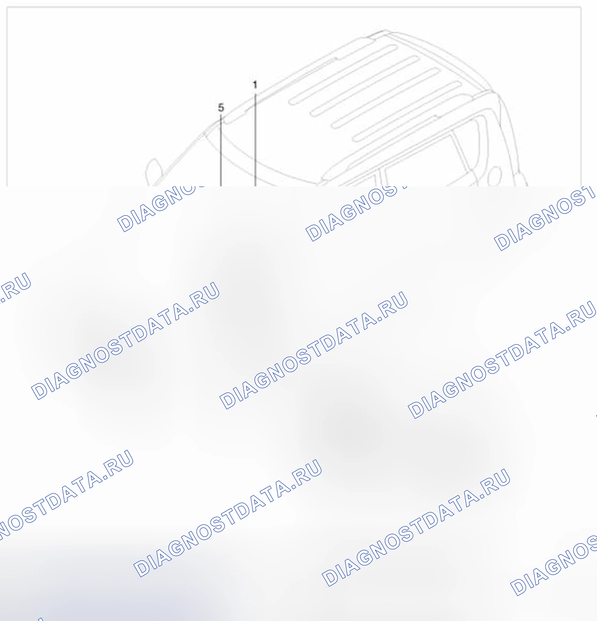 Рис. 1: Расположение компонентов. Geely Vision X3 Pro I