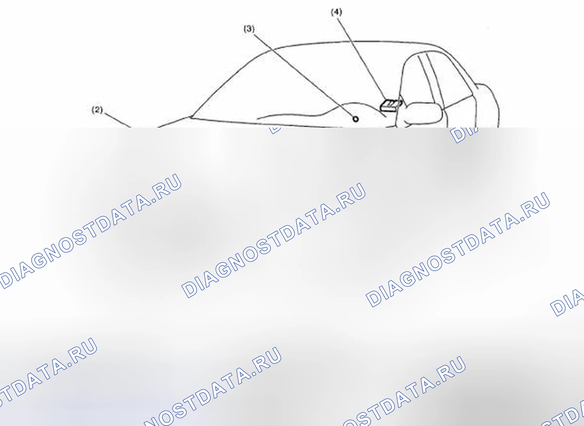 Рис. 13: Идентификация компонентов системы безопасности. Subaru Impreza GD/GC/GG рестайлинг 2