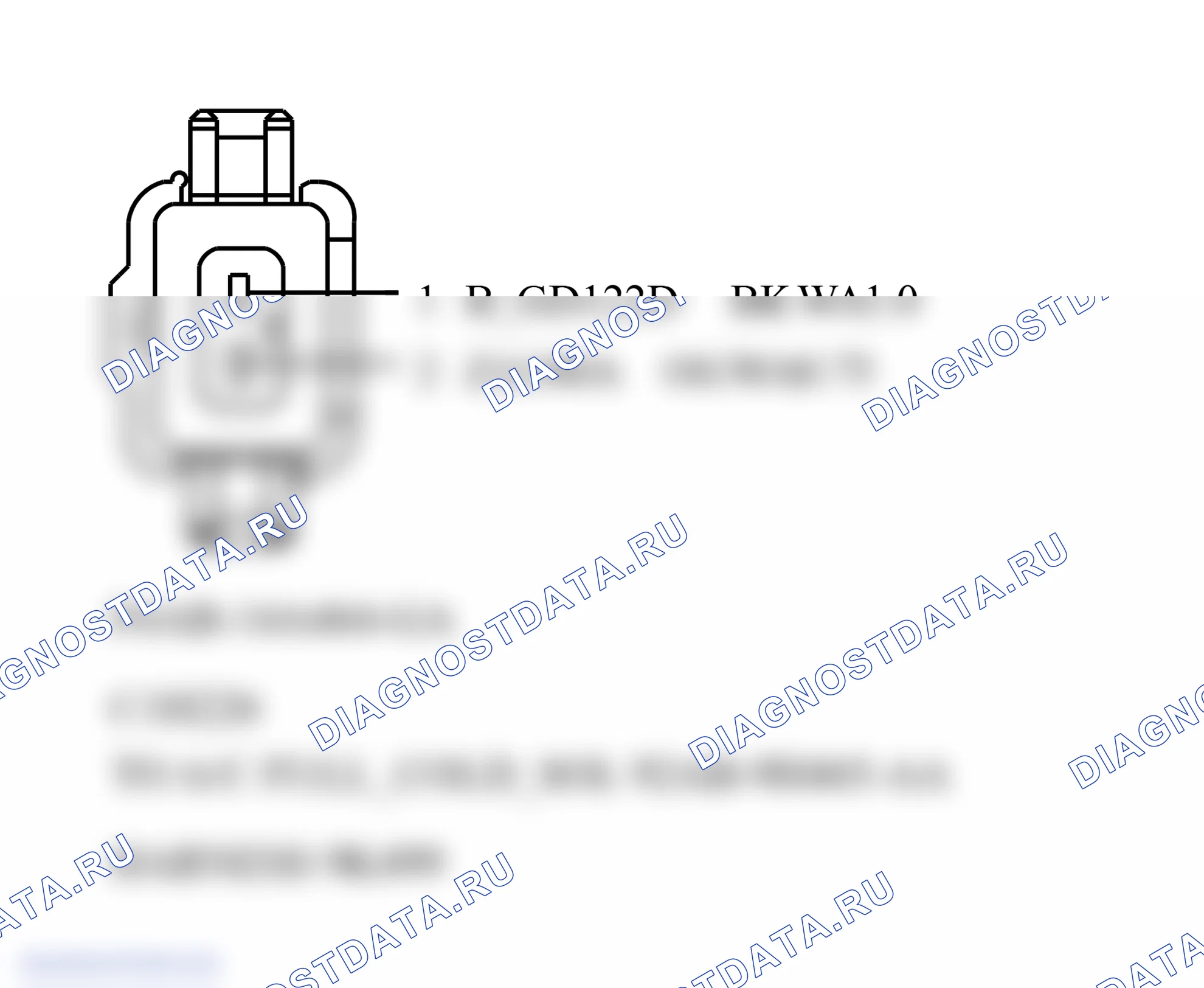 Распиновка разъёма Solenoid. Ford Transit VI