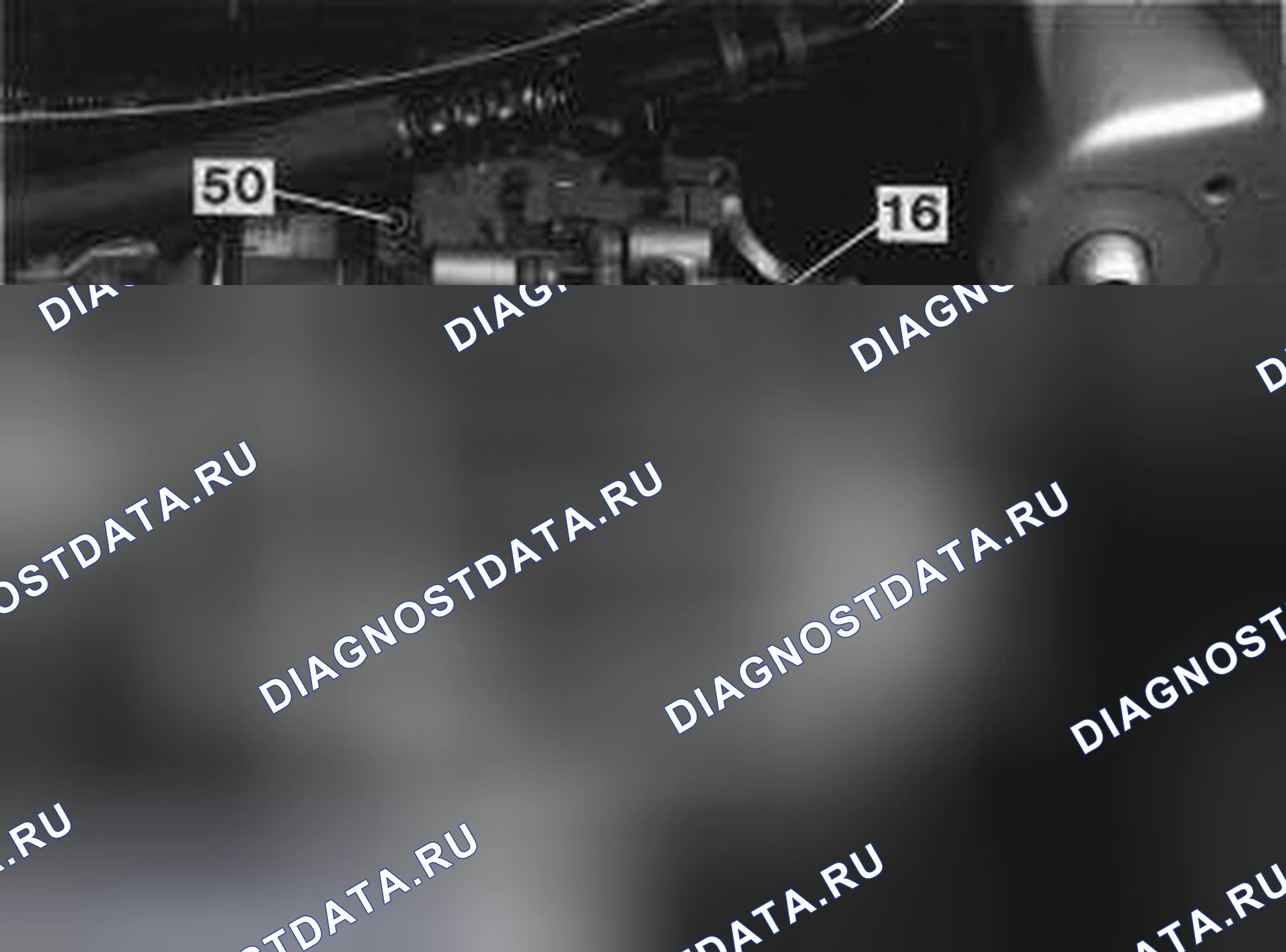 Рис. 844: Установка системы управления трансмиссией. Volvo C70 I