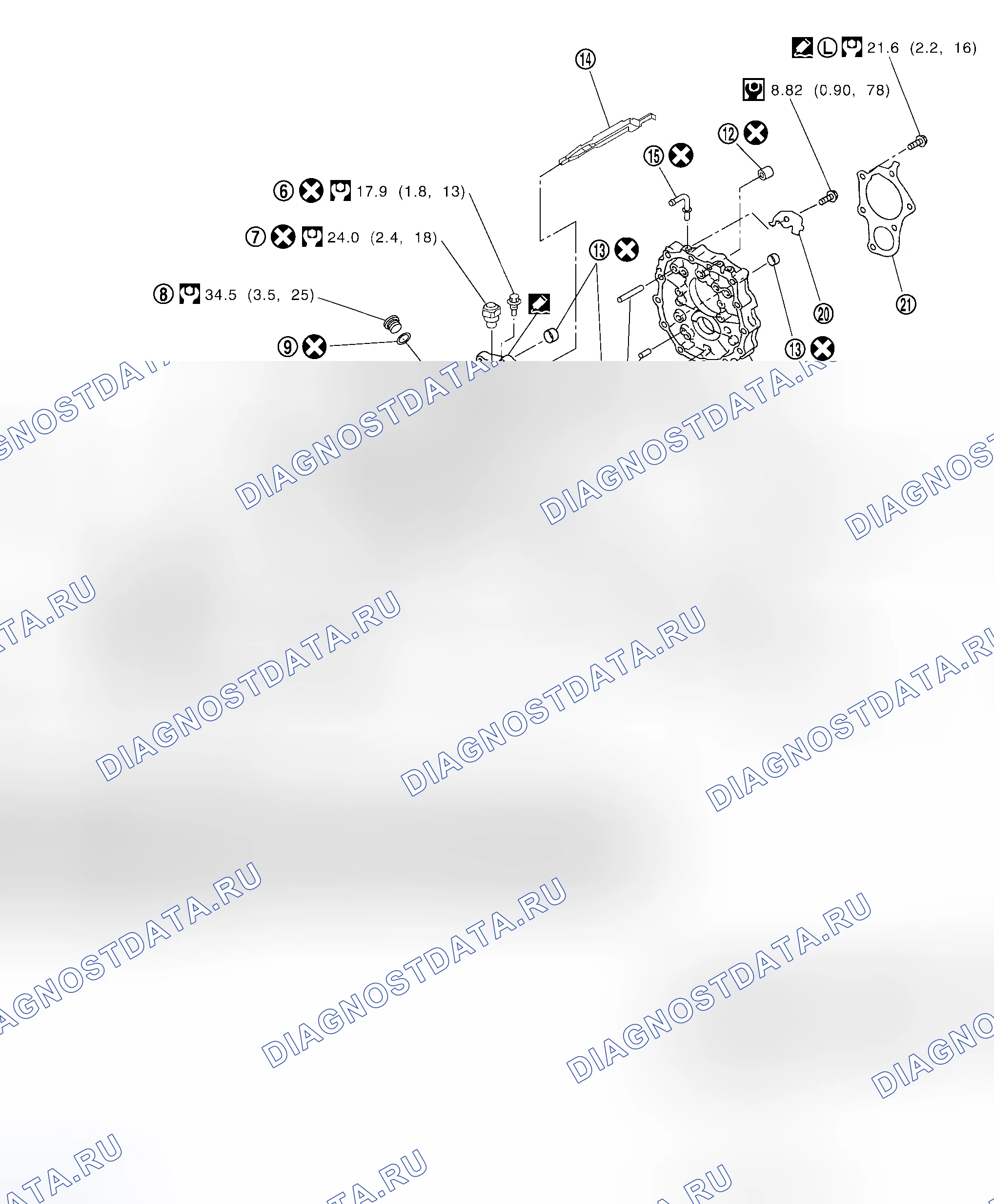 Рис. 25: Компоненты корпуса. Honda Odyssey I