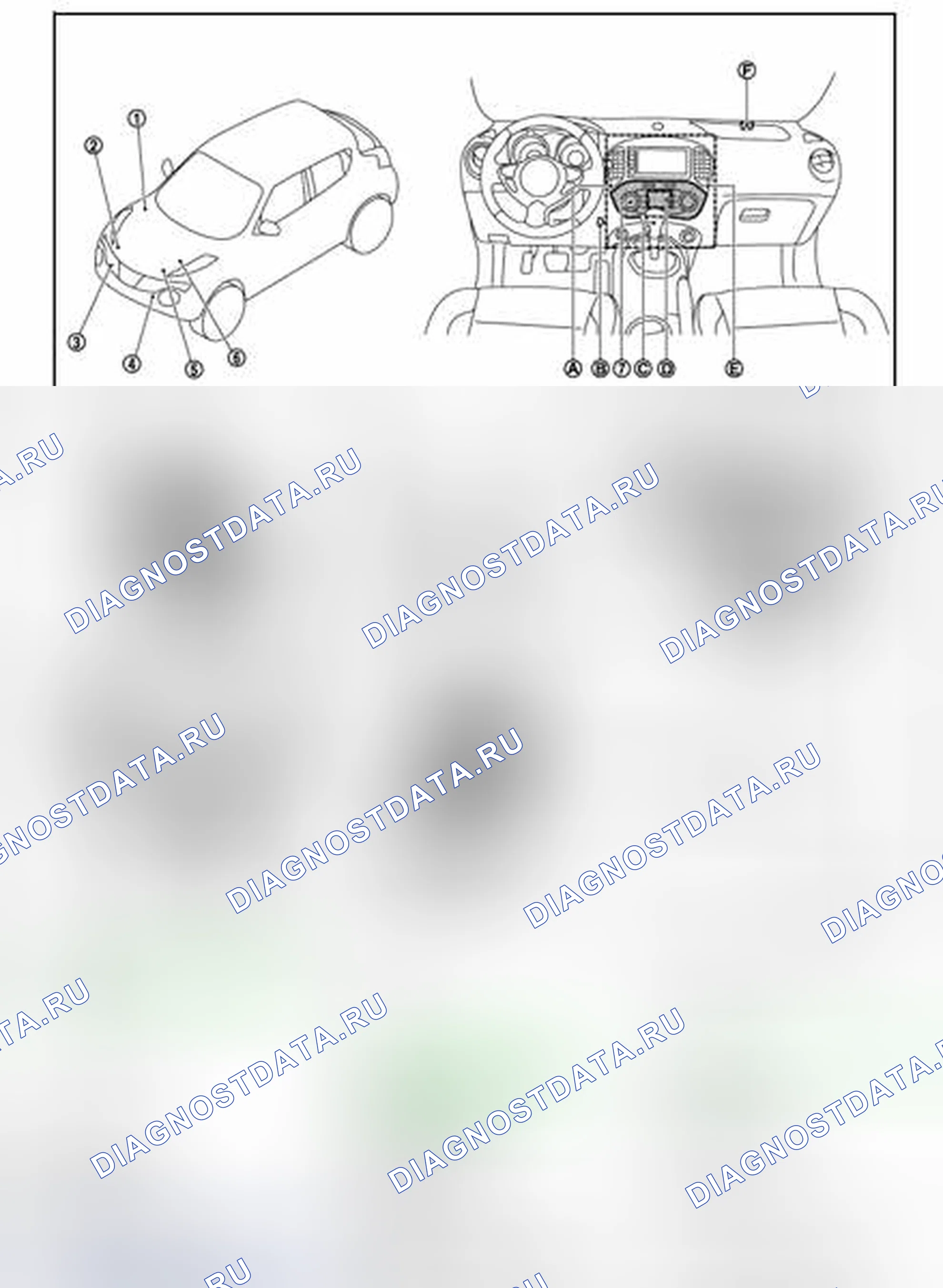 Рис. 95: Расположение компонентов. BMW 4 серия F32/F33 рестайлинг