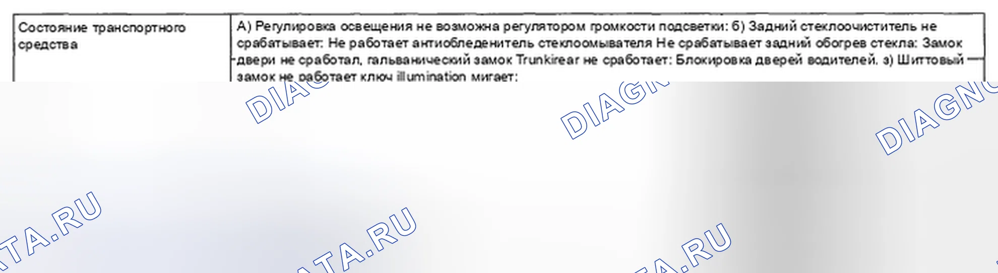 Рис. 25: СИМПТОМ. Subaru Legacy BL/BP рестайлинг