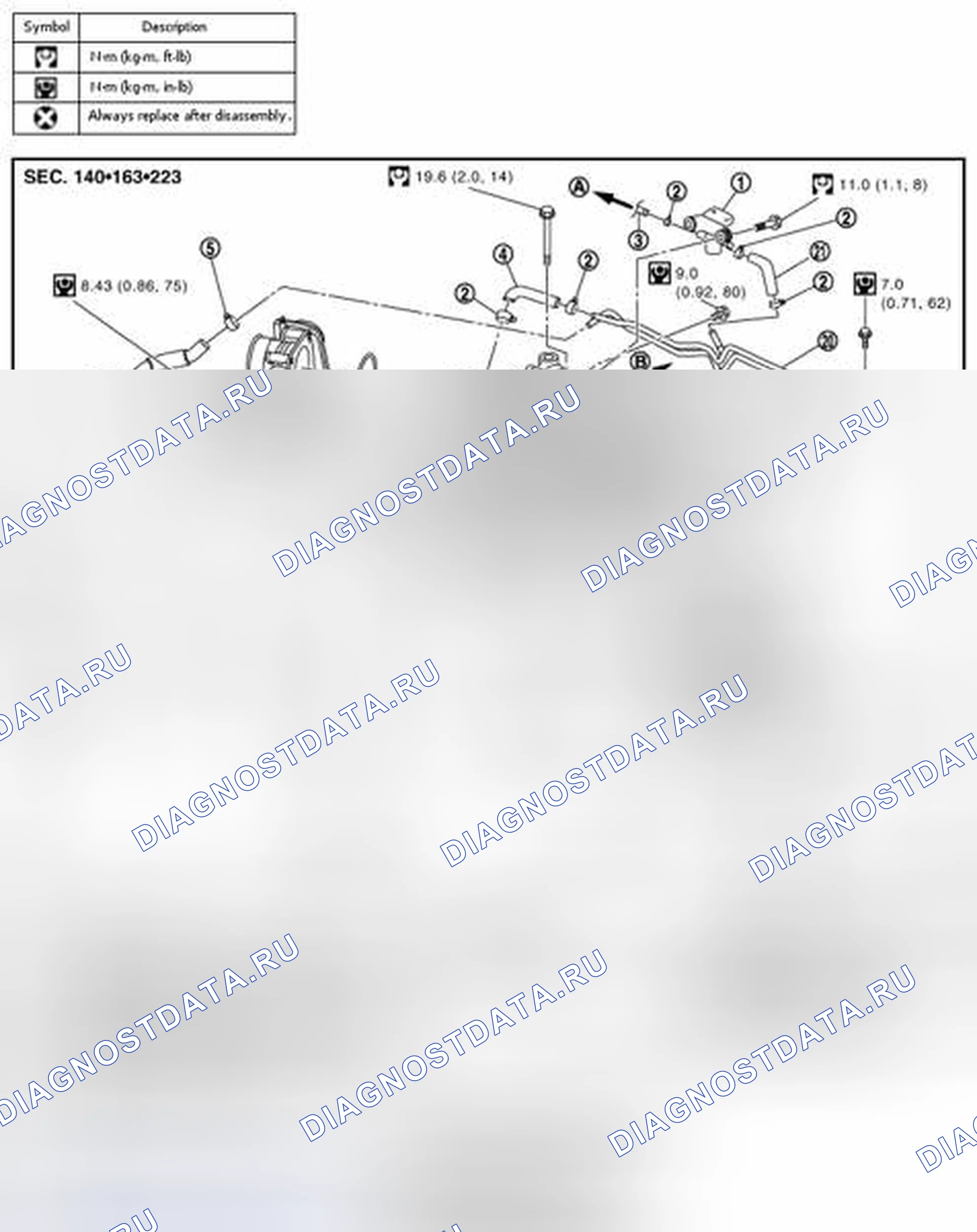 Рис. 27: Разнесенный вид. Infiniti FX37 II рестайлинг