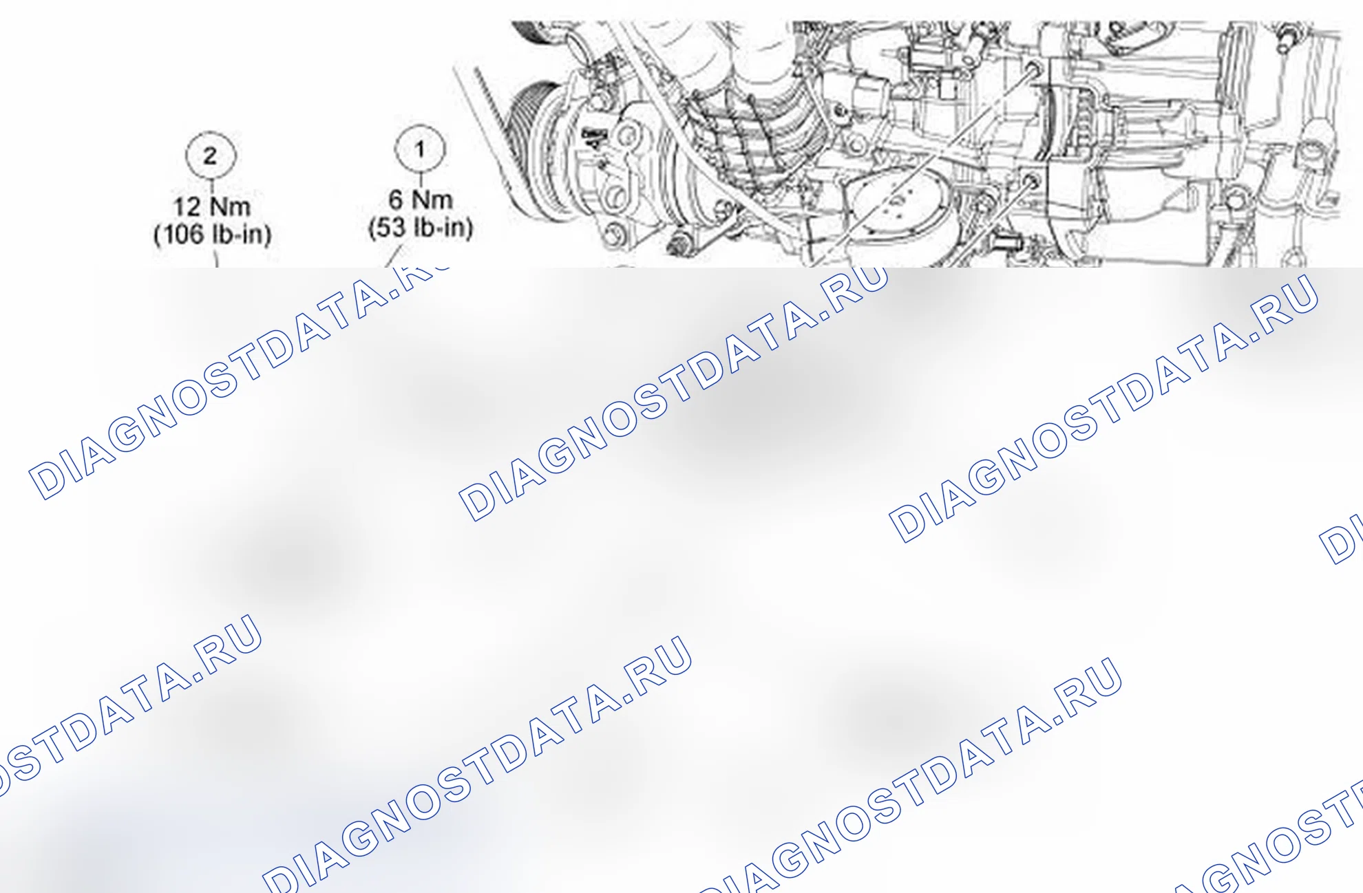 Рис. 16: Стартерный двигатель. Ford Transit Connect I рестайлинг