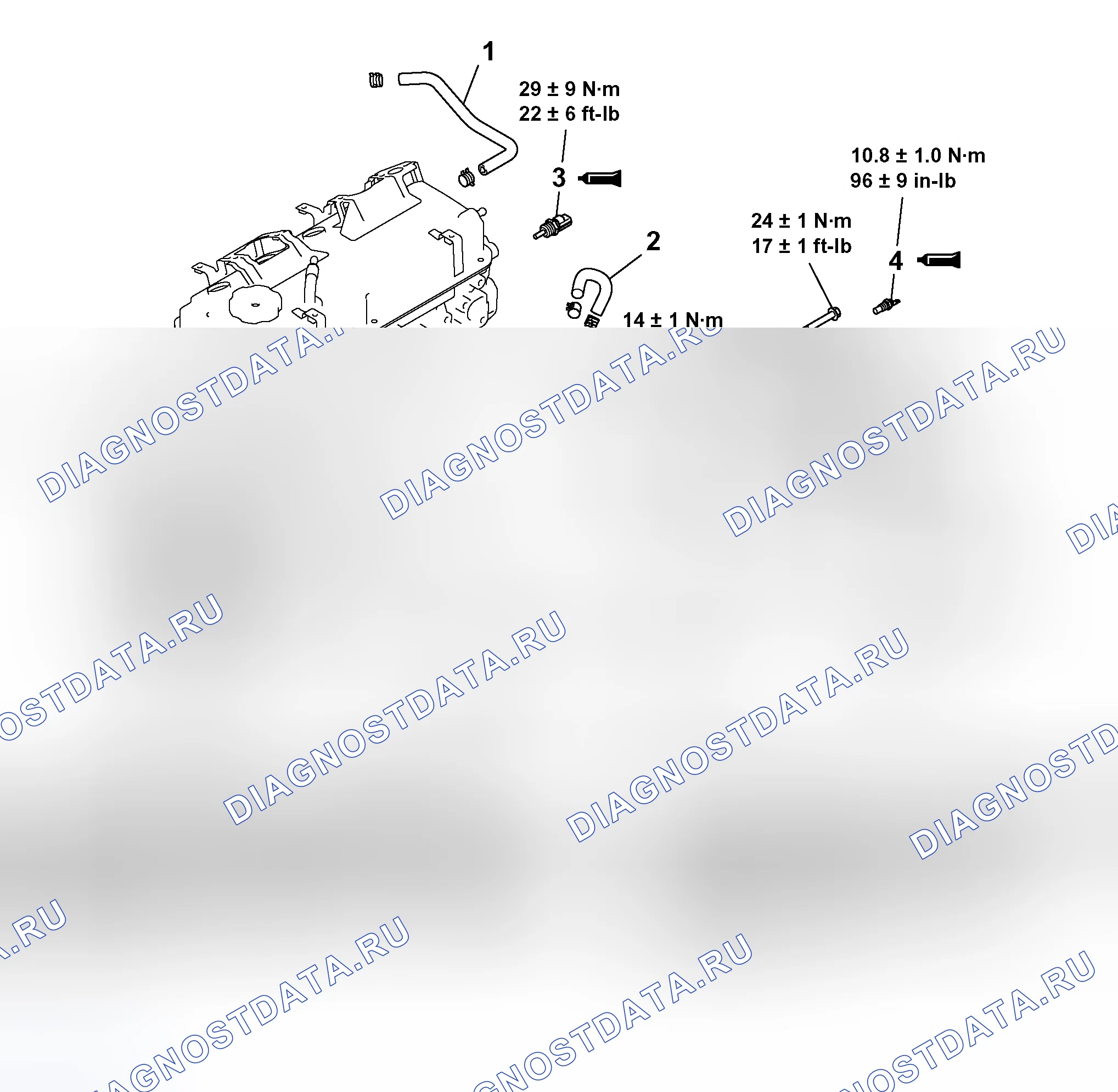 Рис. 422: ДЕМОНТАЖ И МОНТАЖ. Mitsubishi Lancer IX рестайлинг
