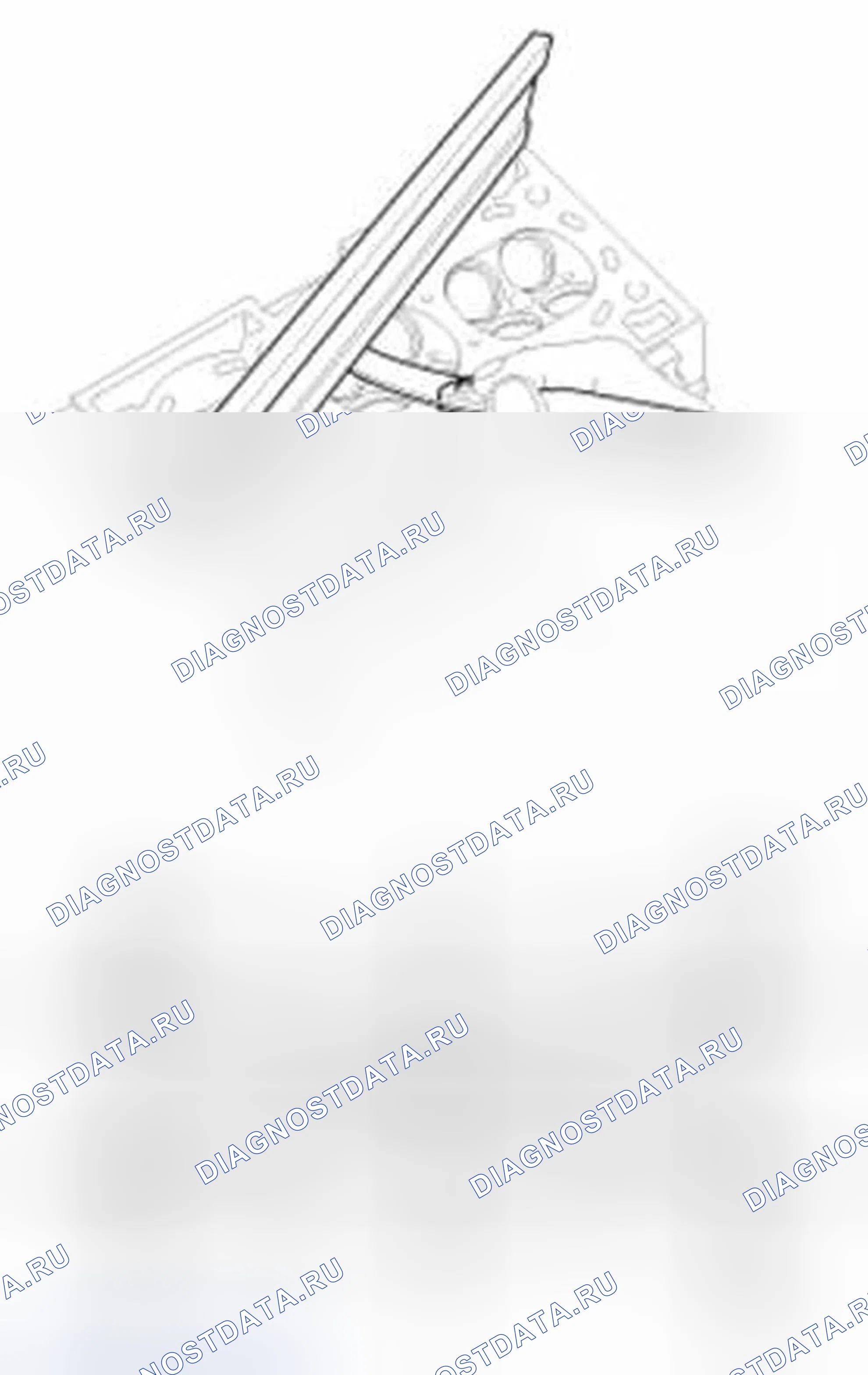 Рис. 809: Головка цилиндра. Hyundai Sonata VI