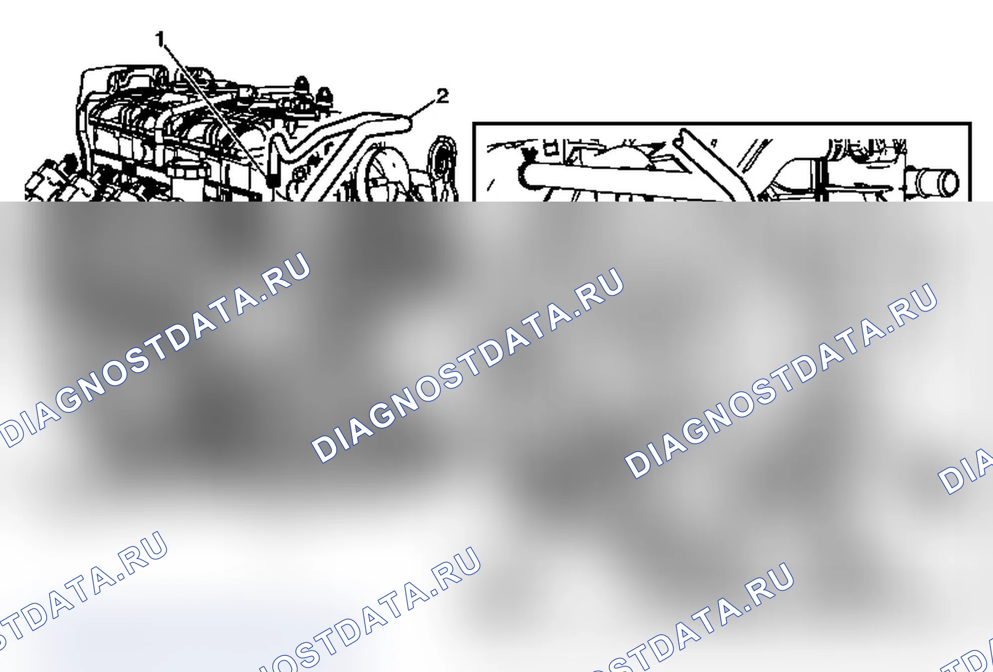 Рис. 9: Замена впускного шланга радиатора (HP2). Chevrolet Tahoe III