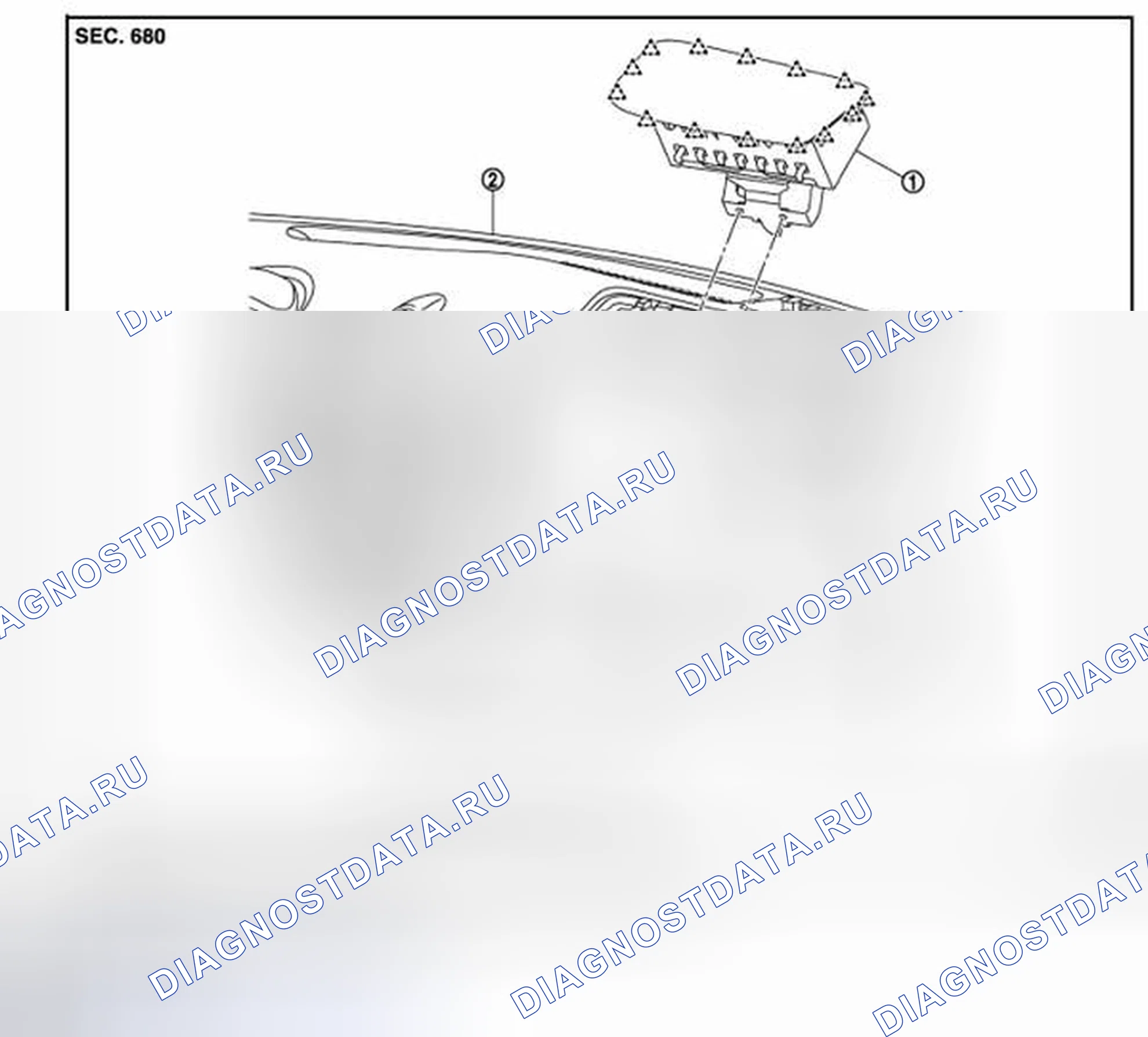 Рис. 12: Разнесенный вид. BMW 4 серия F32/F33 рестайлинг