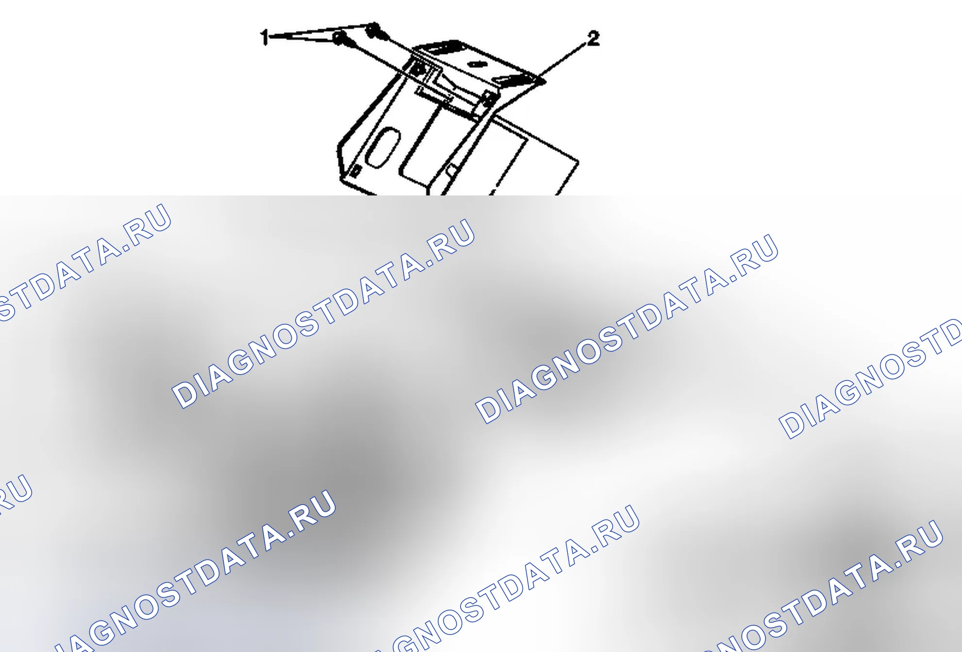 Рис. 81: Замена кронштейна центрального отсека приборной панели (равноденствие). Chevrolet Equinox II