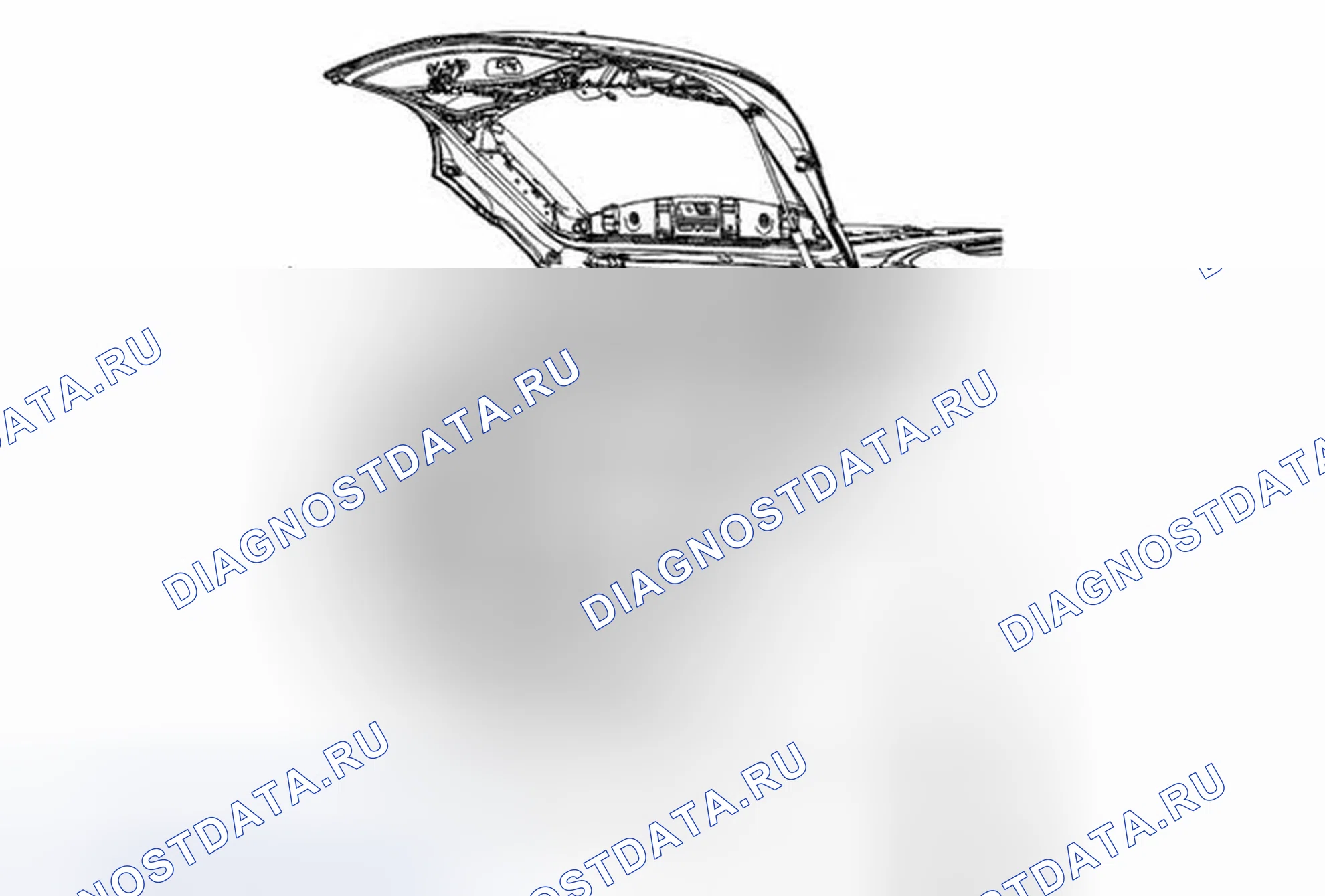 Рис. 180: Замена Weatherstrip дверь багажника. Buick Encore I