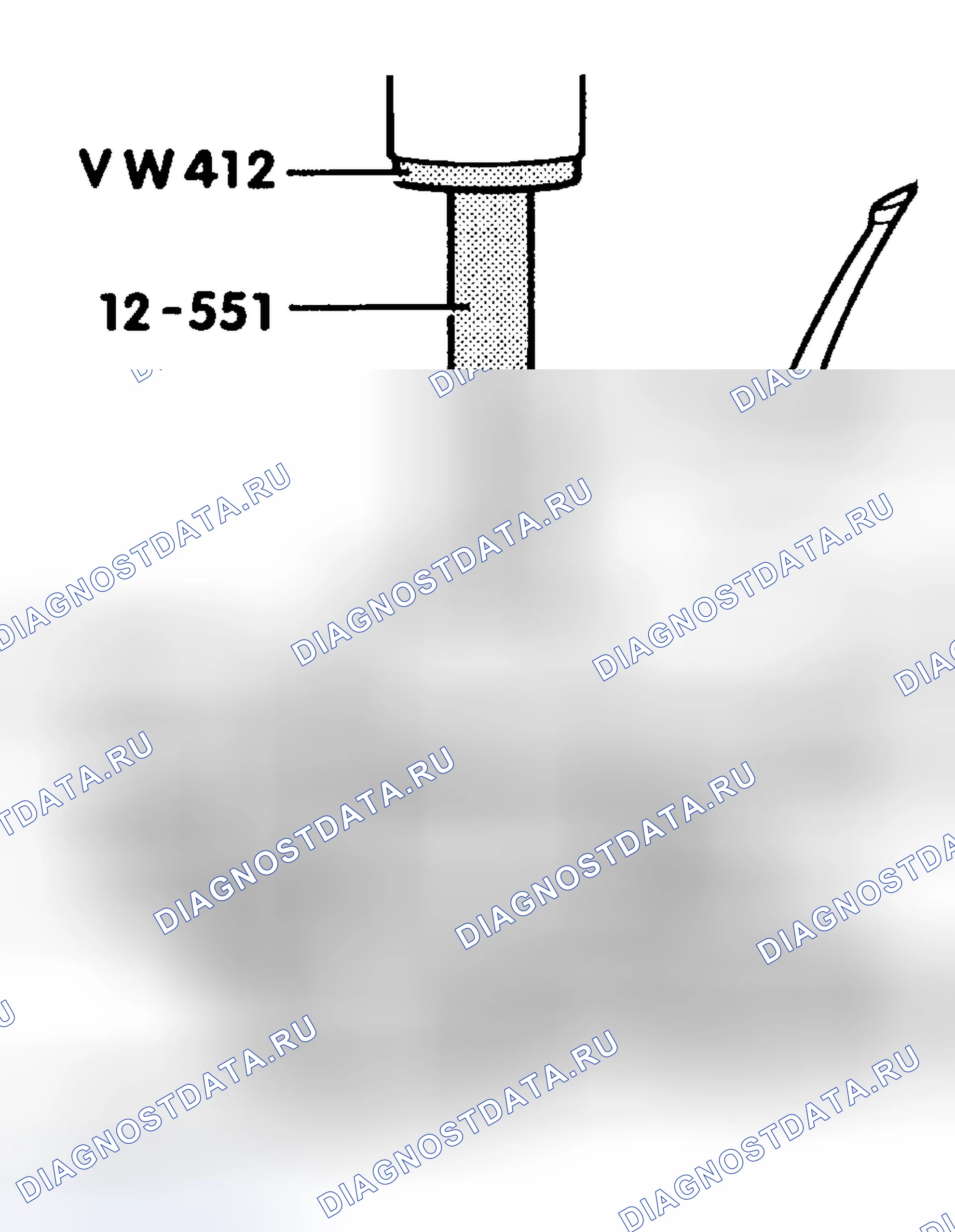 Рис. 8: Демонтаж (монтажная втулка заднего подрамника). Audi V8 4C