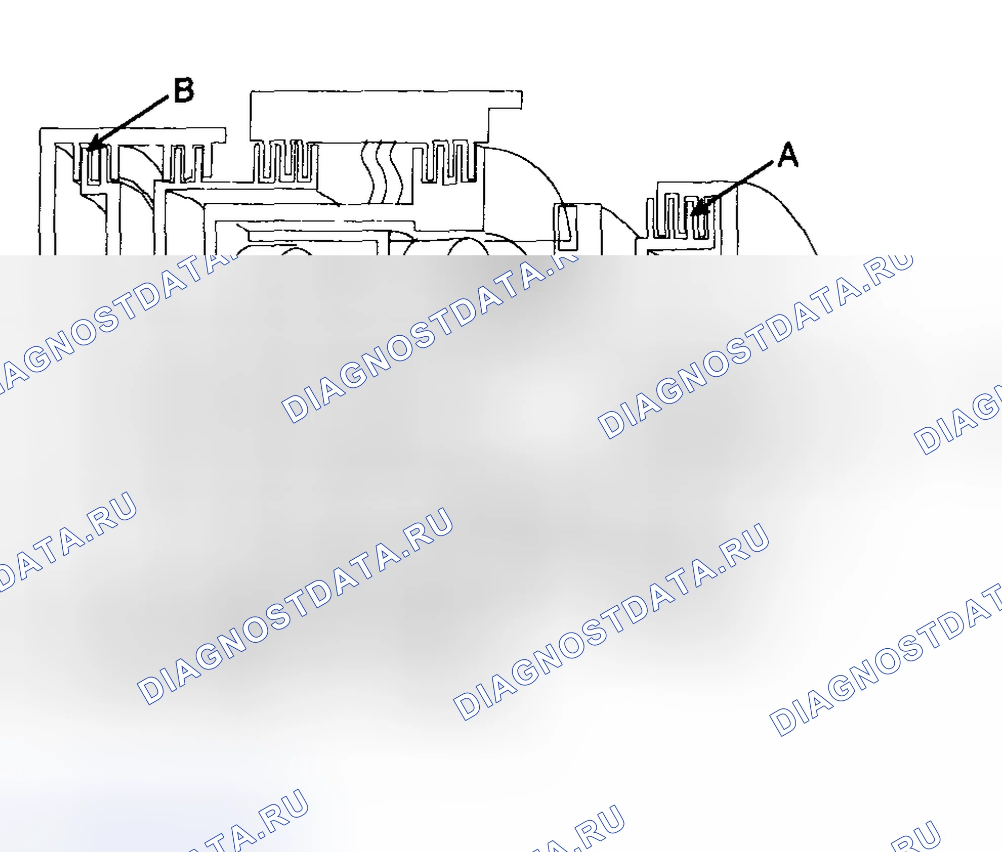 Рис. 308: 3RD ПОТОК МОЩНОСТИ РЕДУКТОРА. Haval Chitu I