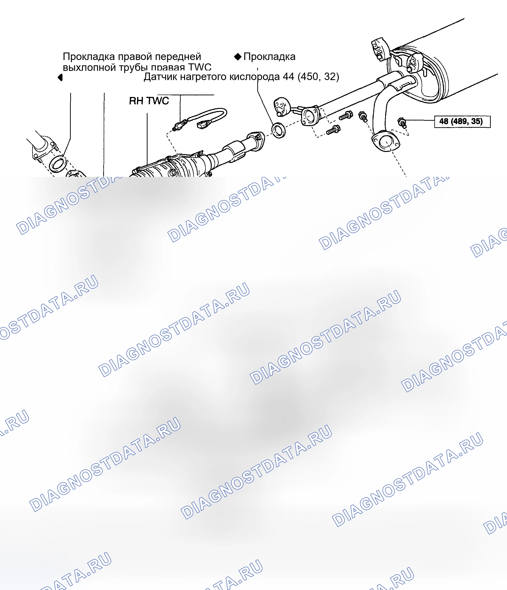 Рис. 1: КОМПОНЕНТЫ. Toyota Sequoia I рестайлинг