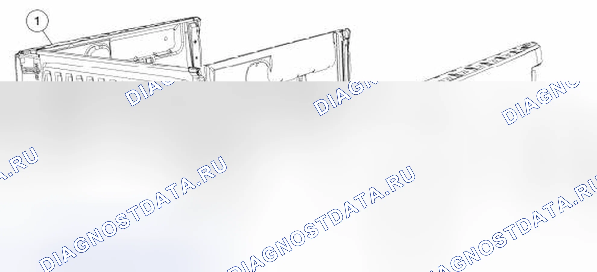 Рис. 169: Боковая панель пикап-кровати - Styleside. Ford Pickup F250 Super Duty II
