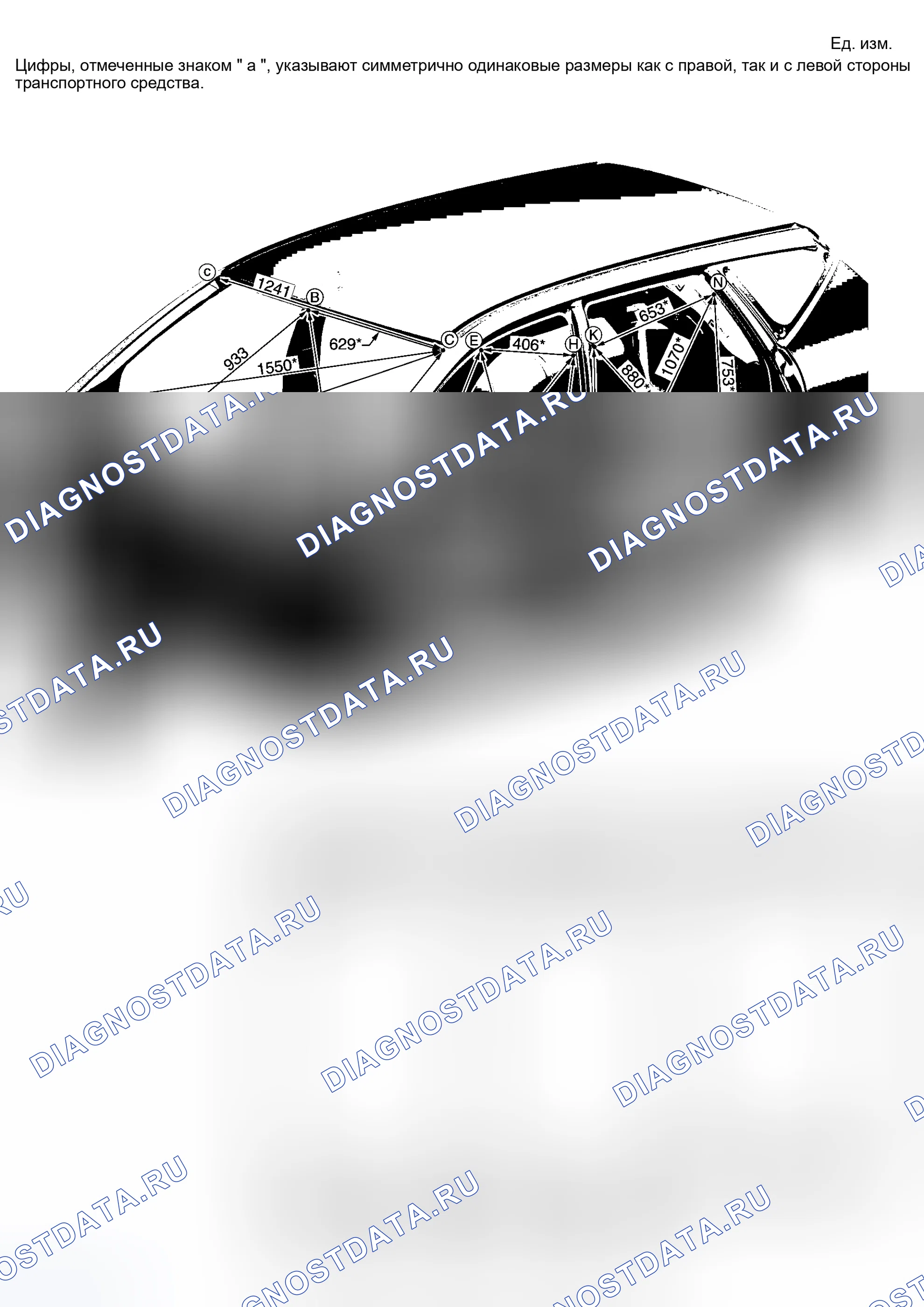 Рис. 561: Измерение. Nissan Murano Z50