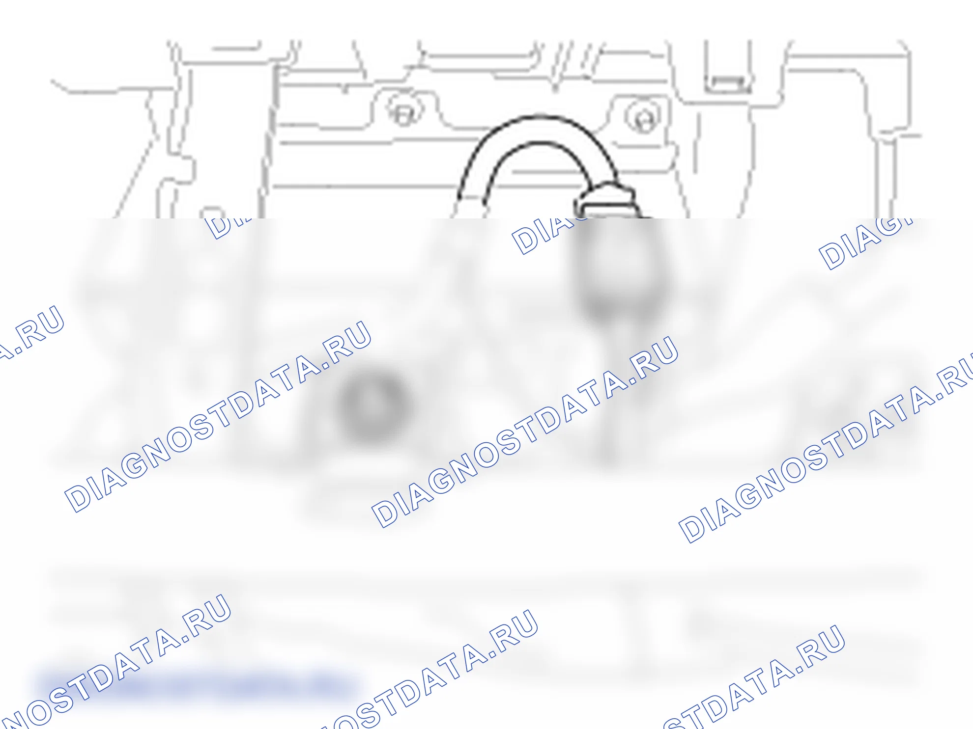 Снятие модуля подушки безопасности для пассажиров (PAB). Hyundai Genesis BH