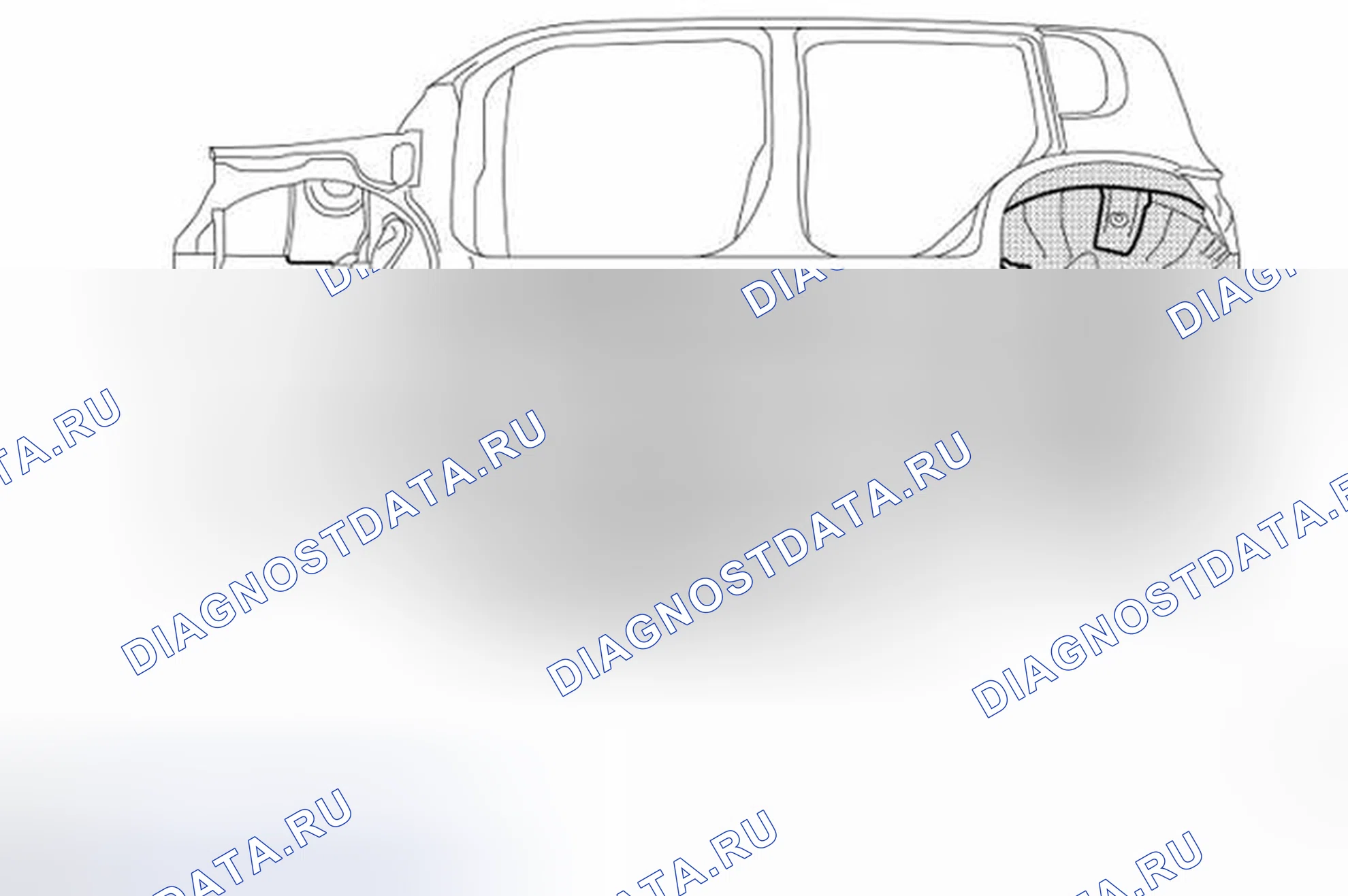 Рис. 90: Меры предосторожности при нанесении грунтовки. Nissan Cube III