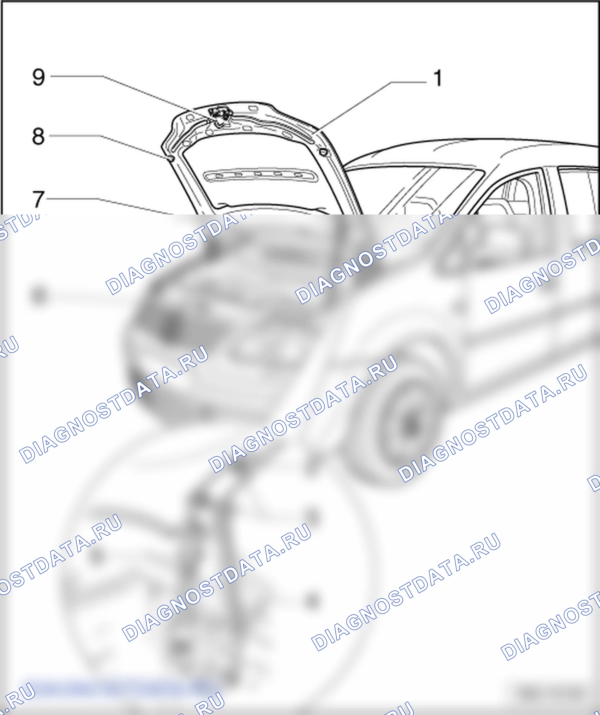 Капот. Volkswagen Caddy Iii