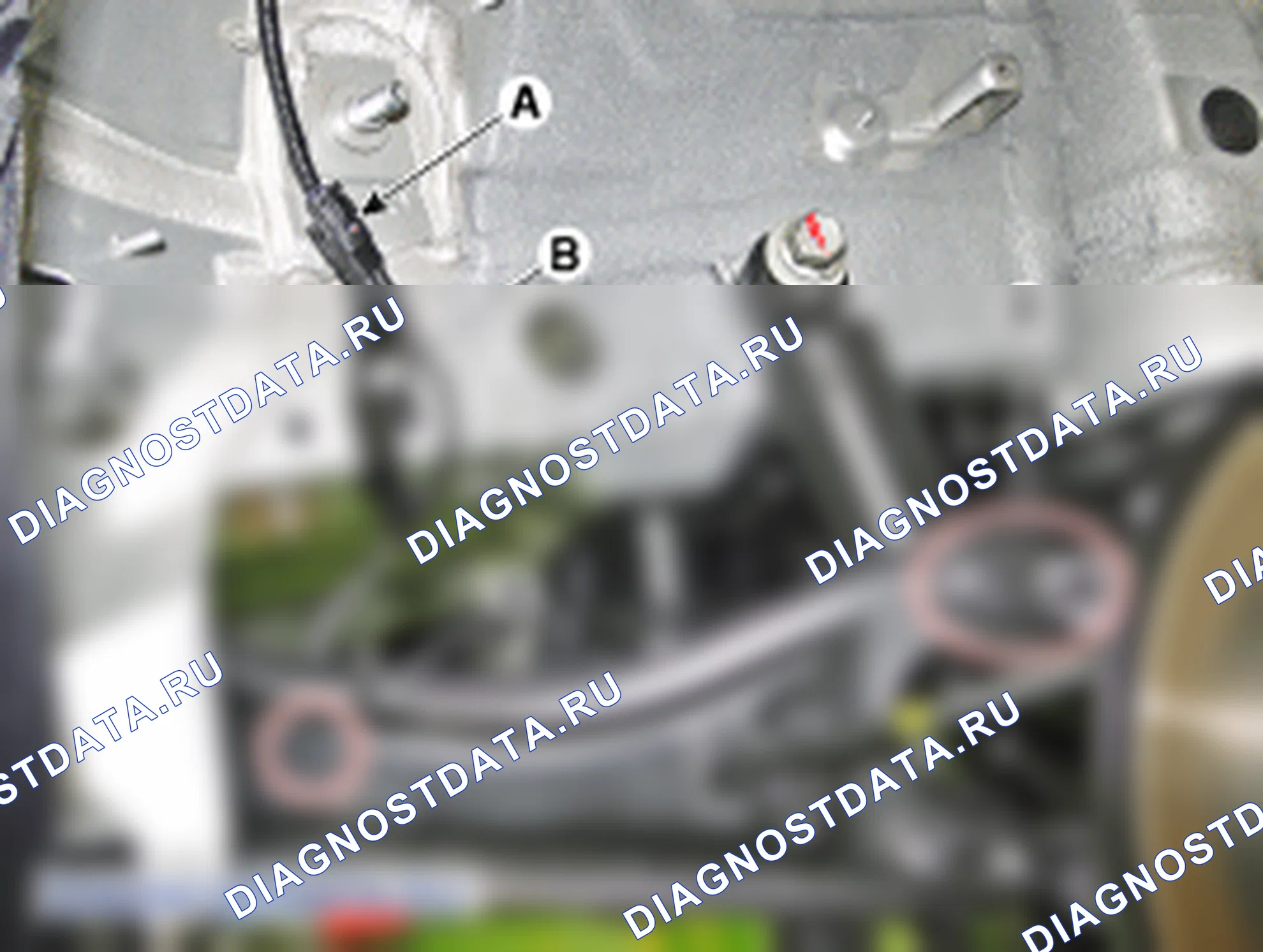 Снятие датчика скорости заднего колеса. Hyundai Santafe Sport DMA