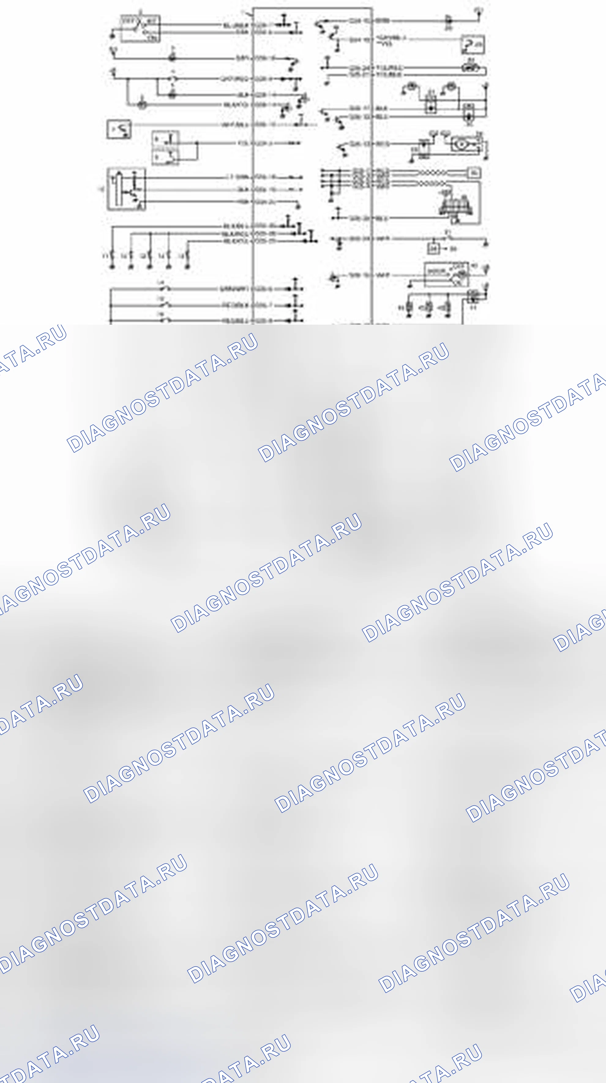 Рис. 5: Принципиальная электрическая схема системы управления кузова. Suzuki SX4 I
