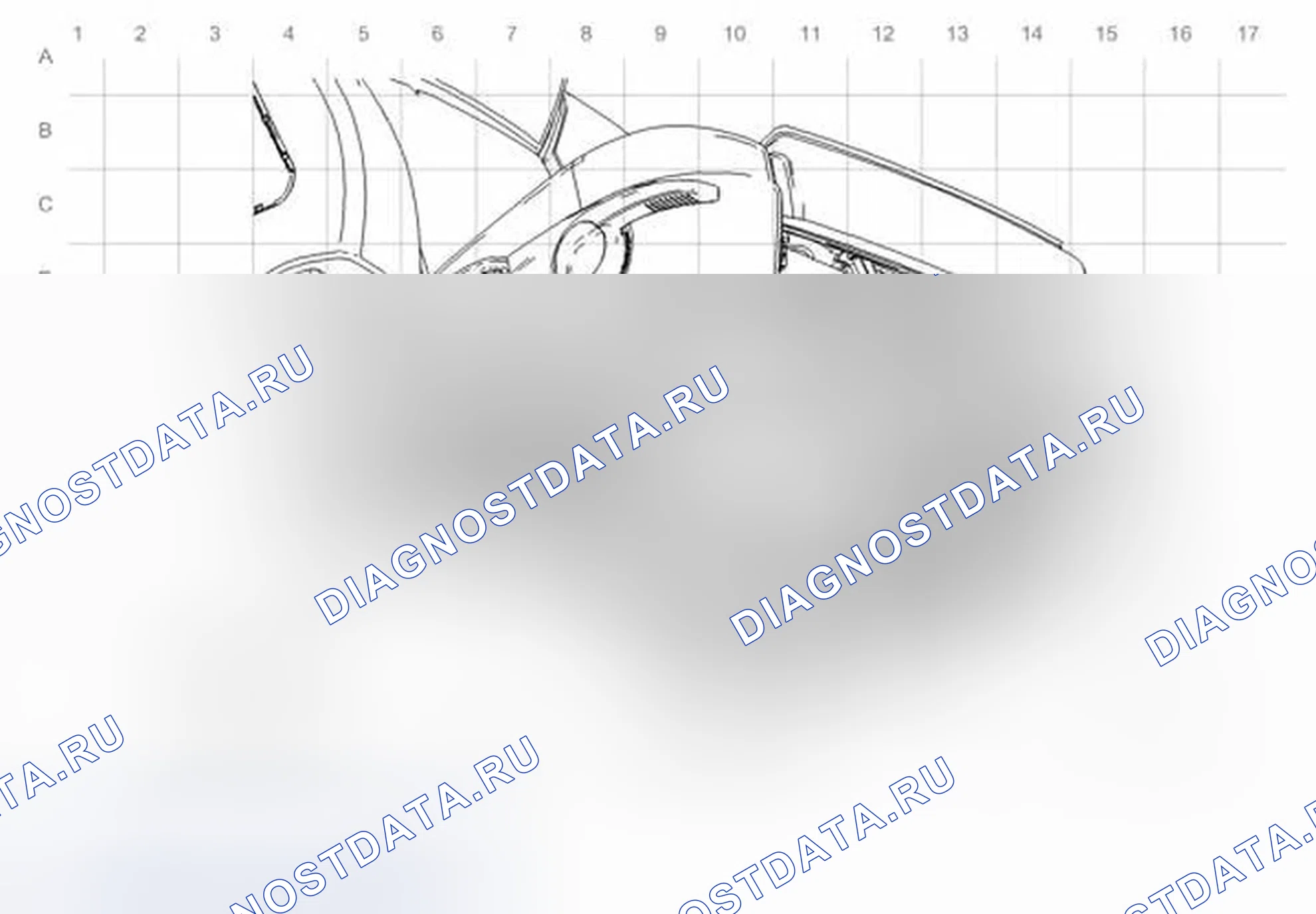 Рис. 16: Прокладка кабелей для пассажирских сидений. Chevrolet Cruze I рестайлинг