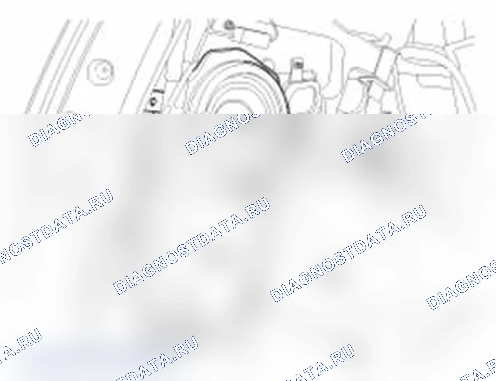 Рис. 15: Динамик Woofer. Hyundai Santa Fe II рестайлинг