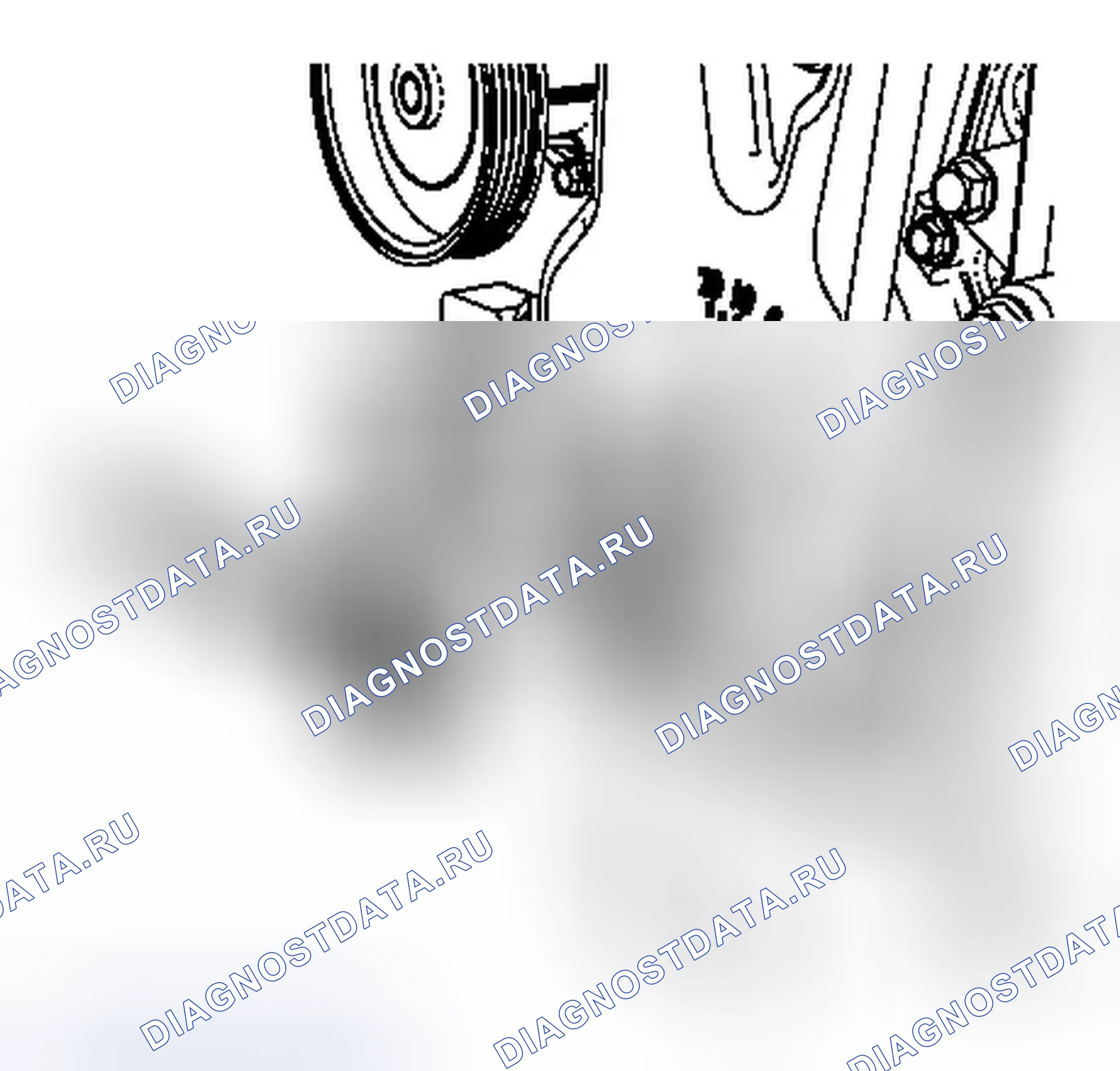 Рис. 13: Демонтаж переднего масляного уплотнения коленчатого вала. Chevrolet Spark M300