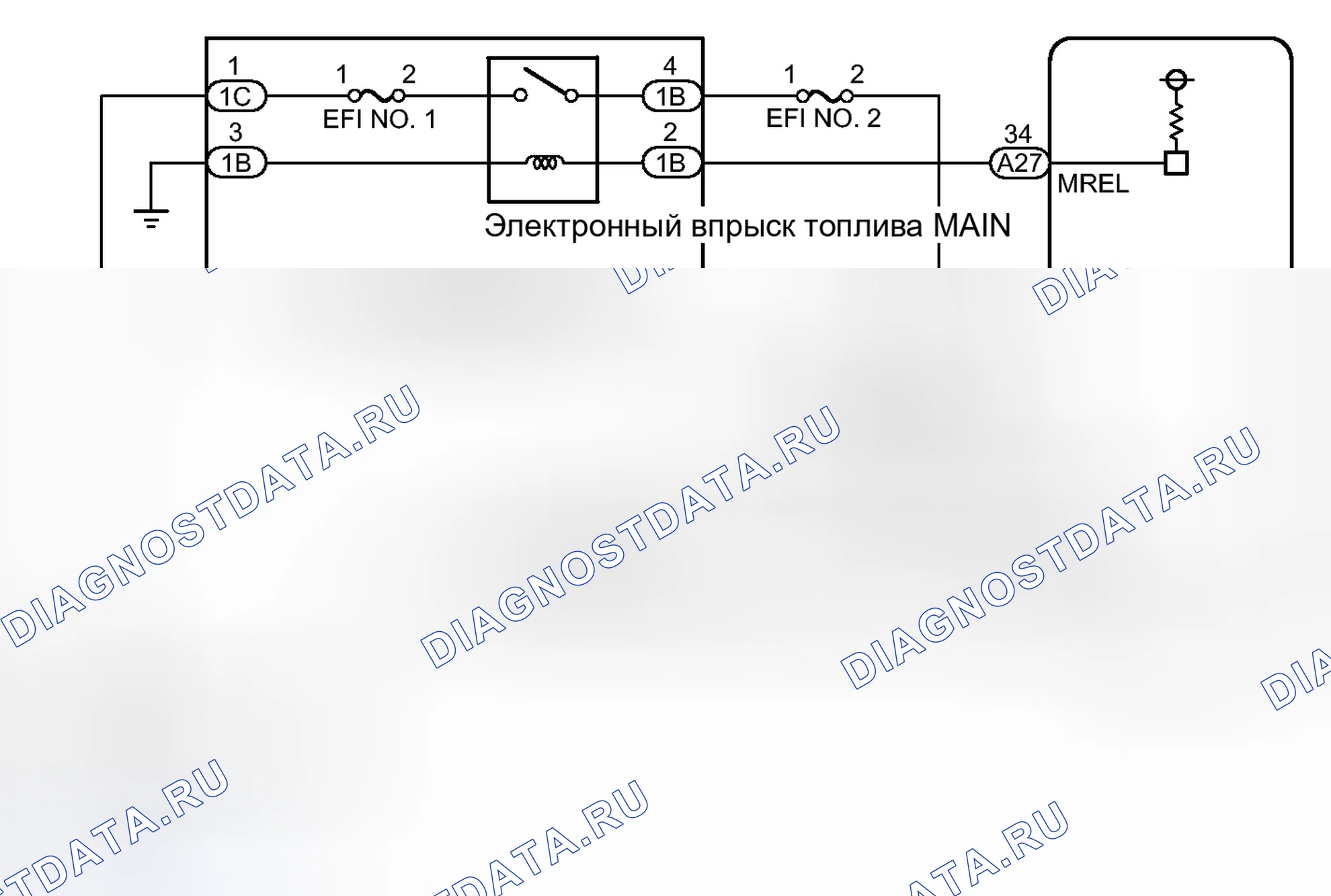 Рис. 978: электросхема. Toyota Sequoia II рестайлинг