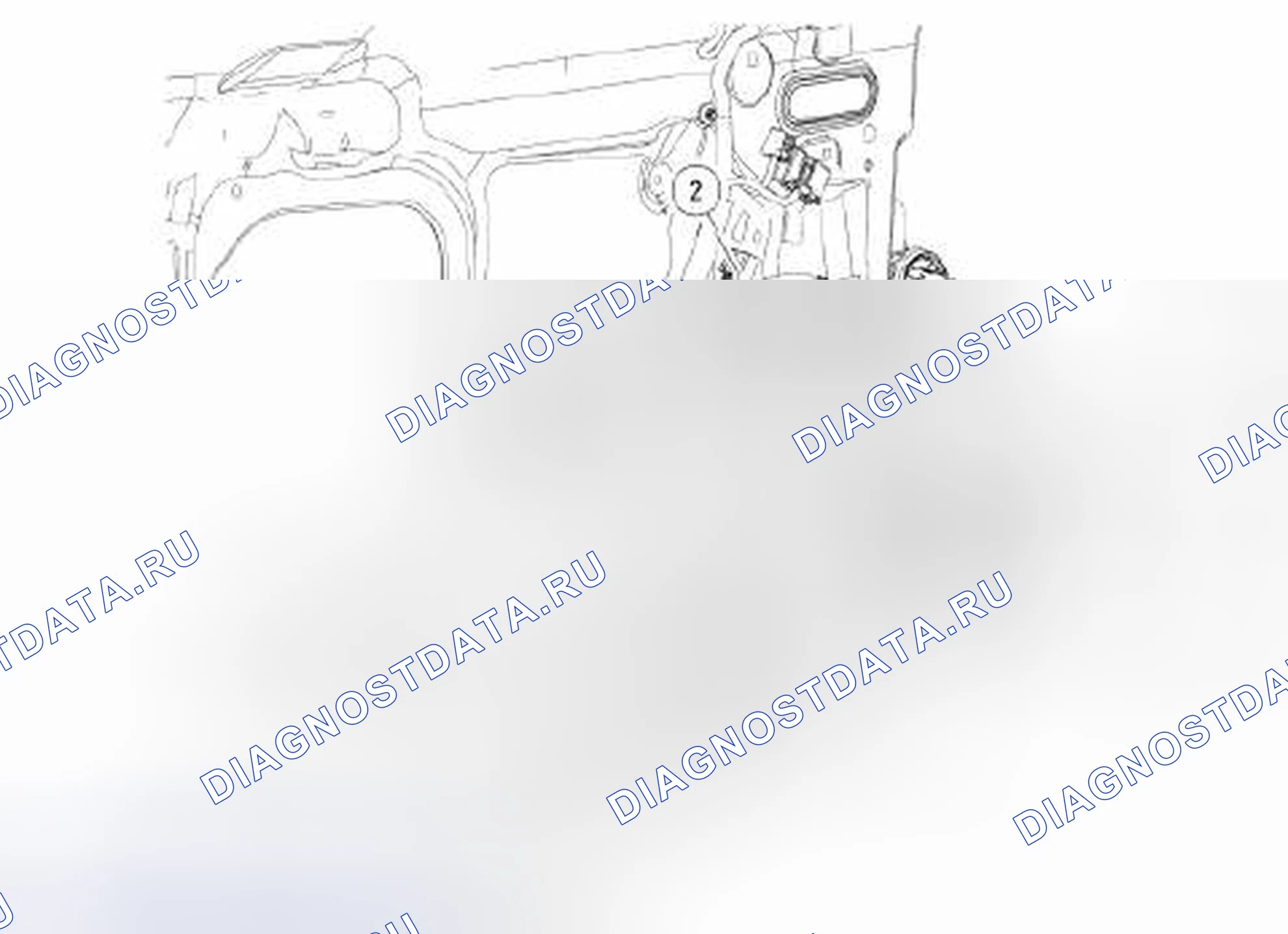 Рис. 96: Динамик - дверь. Hyundai ix55 I