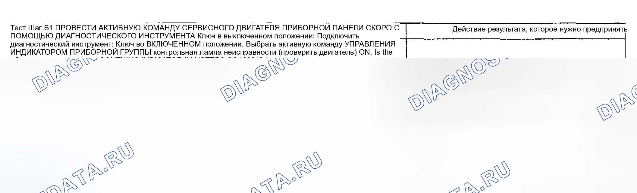Рис. 69: диагностический тест S: СЕРВИСНЫЙ ДВИГАТЕЛЬ СКОРО ИНДИКАТОР НЕ РАБОТАЕТ / ВСЕГДА ВКЛЮЧЕН. Ford Pickup F250 Super Duty I