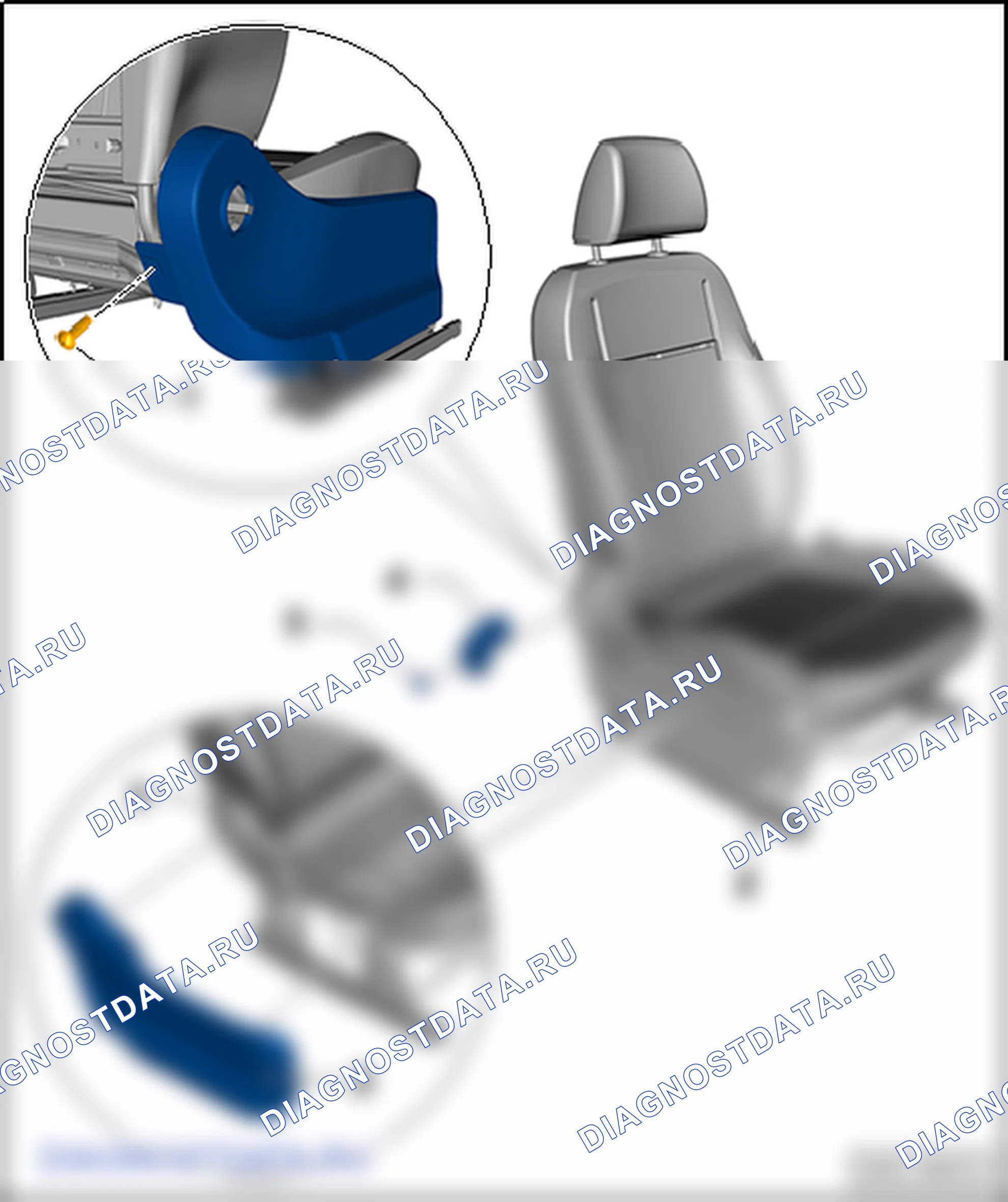 Передние сиденья. SEAT Toledo Iv