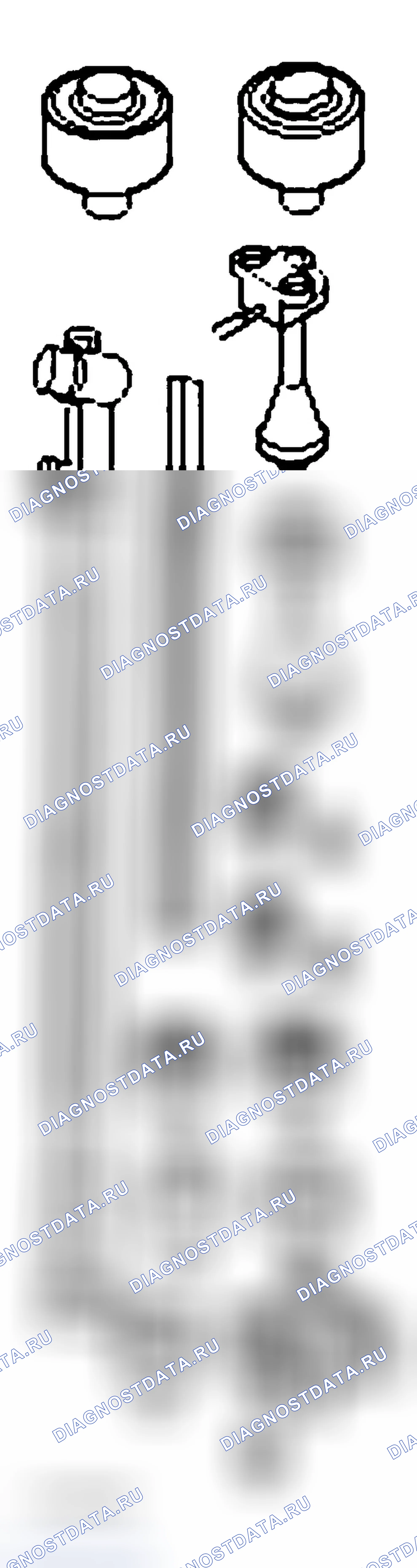 Рис. 22: Специальные сервисные инструменты. Jaguar X-type I