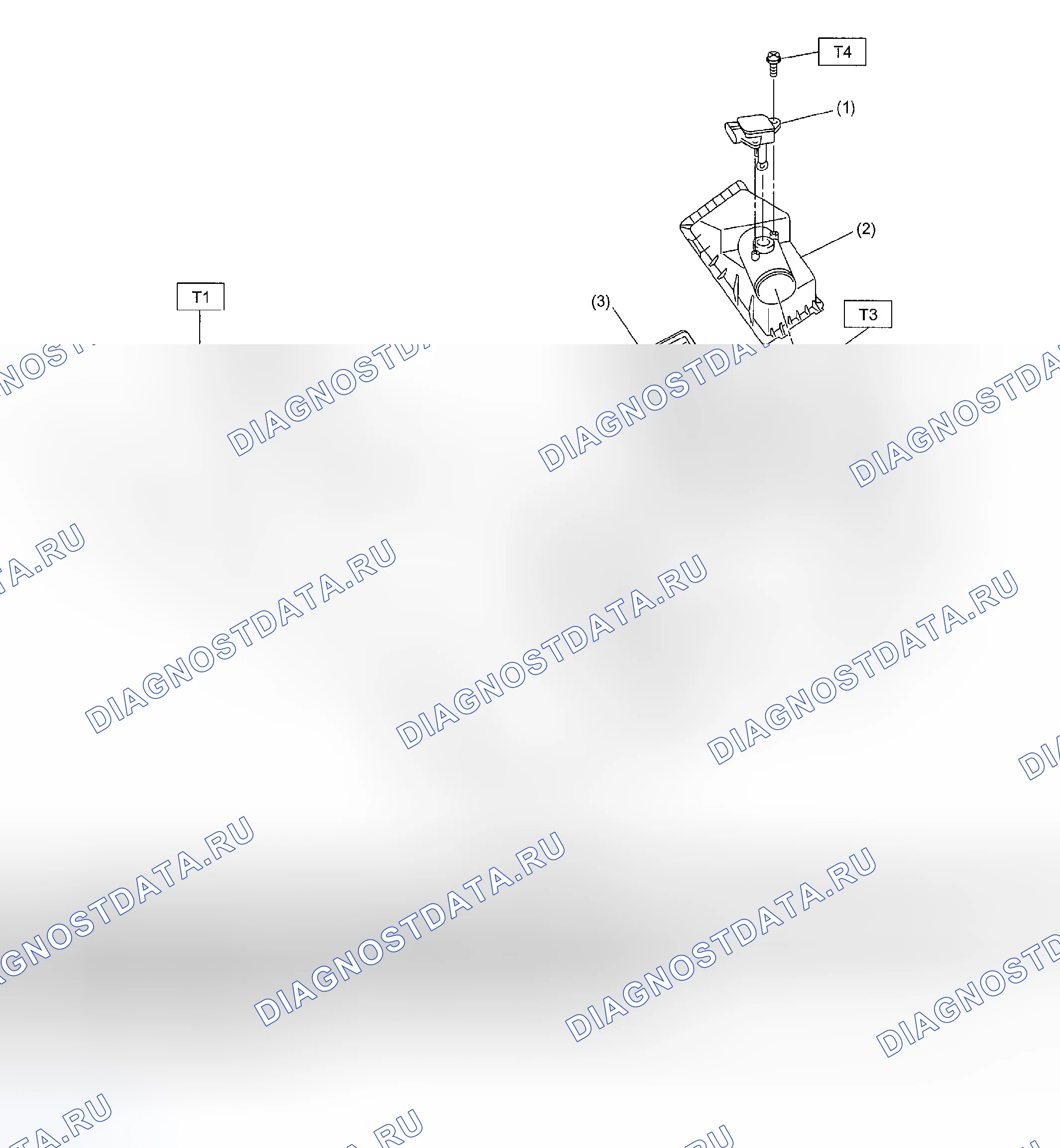 Рис. 1: ВОЗДУХООЧИСТИТЕЛЬ. Subaru Impreza GD/GC/GG рестайлинг