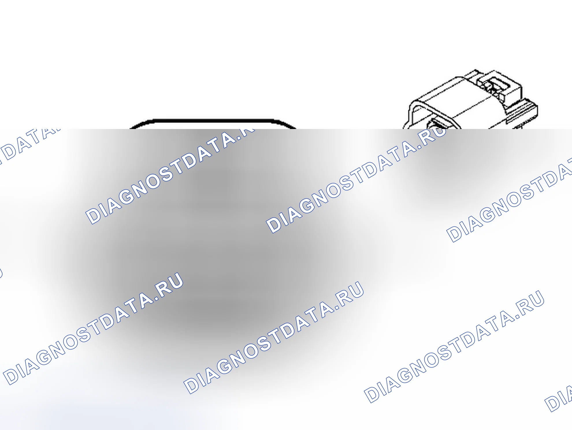 Рис. 290: Датчик давления в топливопроводе (FRP) (LF1). Cadillac CTS II