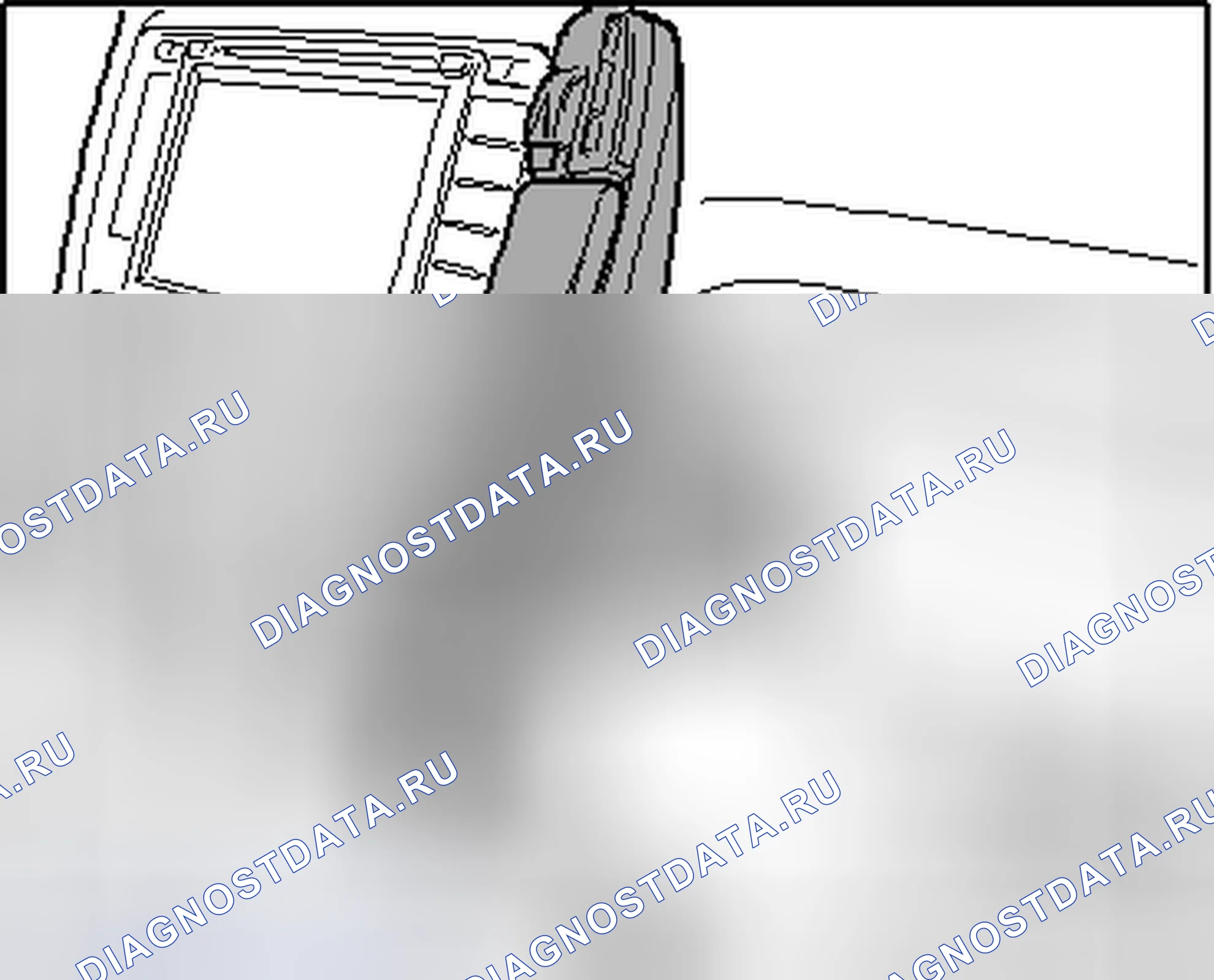 Рис. 85: ОПОРНАЯ ПЛИТА ТЕЛЕФОНА, ДО 06.06. Volkswagen Eos I
