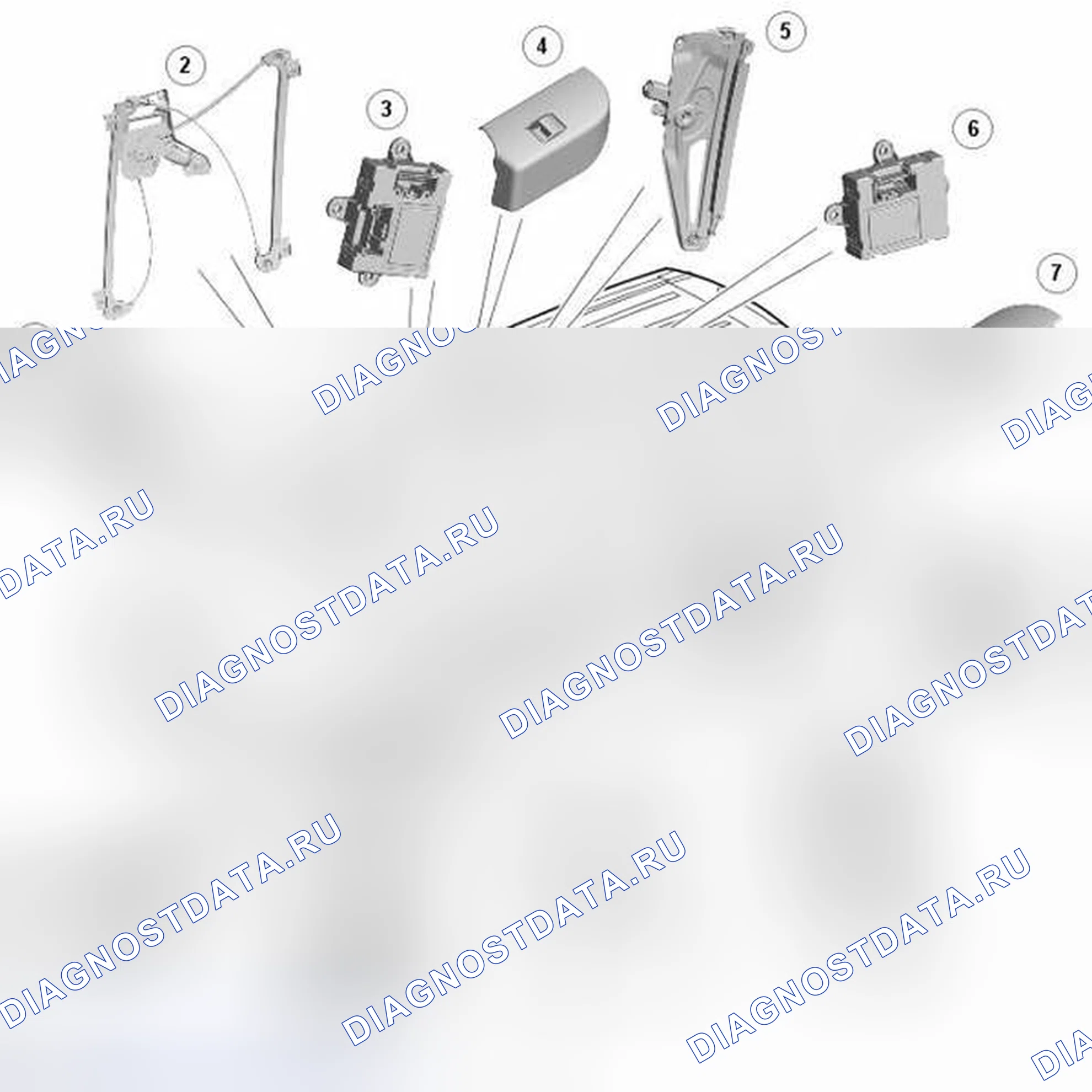 Рис. 26: РАСПОЛОЖЕНИЕ КОМПОНЕНТОВ - 2 ИЗ 2. Land Rover Range Rover L322