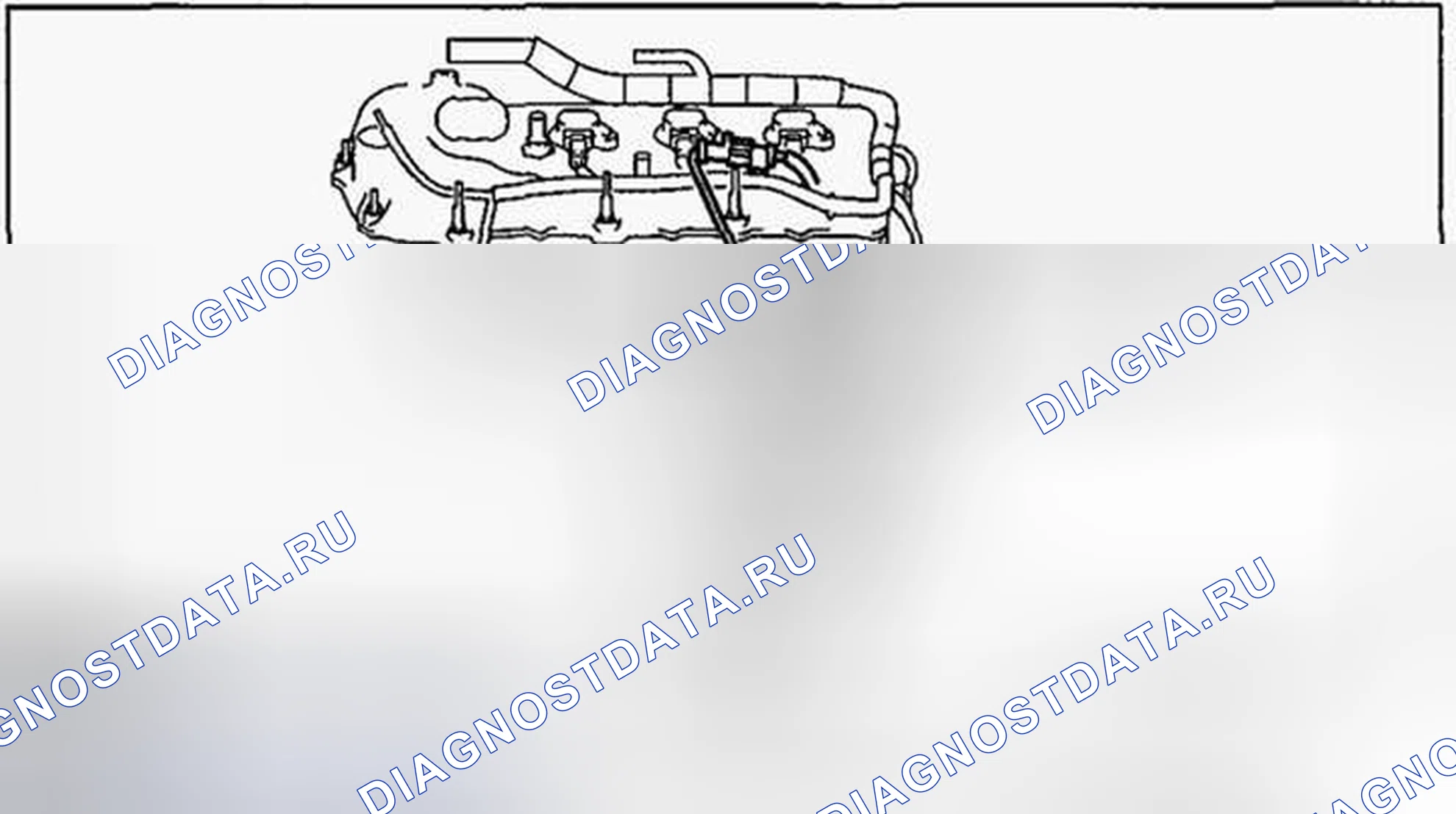 Рис. 36: Демонтаж / монтаж датчика A / F (ЛЕВ). Mazda CX-9 I рестайлинг