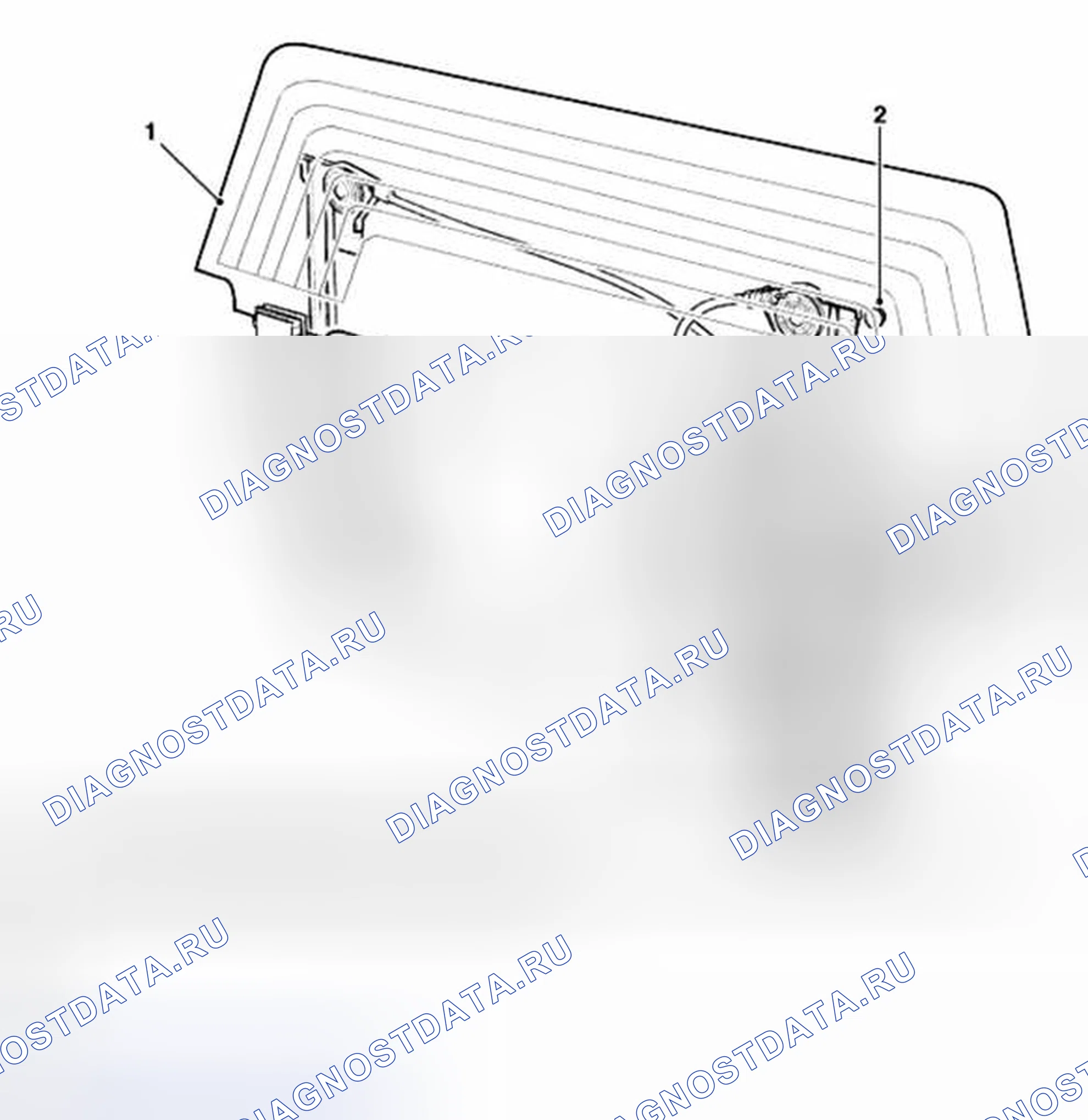 Рис. 22: ОКНО ХВОСТОВОЙ ДВЕРИ. Land Rover Freelander L314