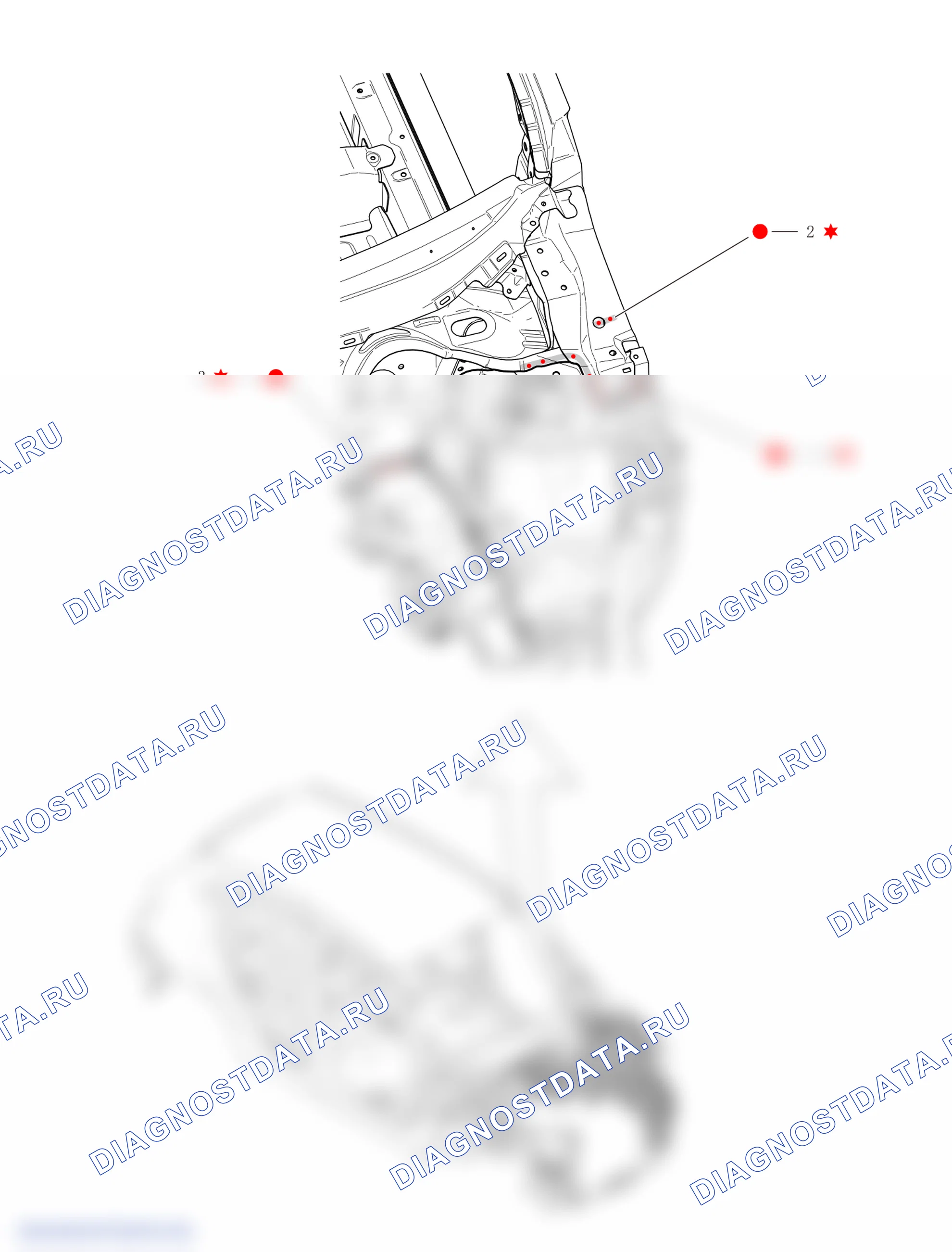 Передняя продольная балка — Haval H2. Haval H2 I