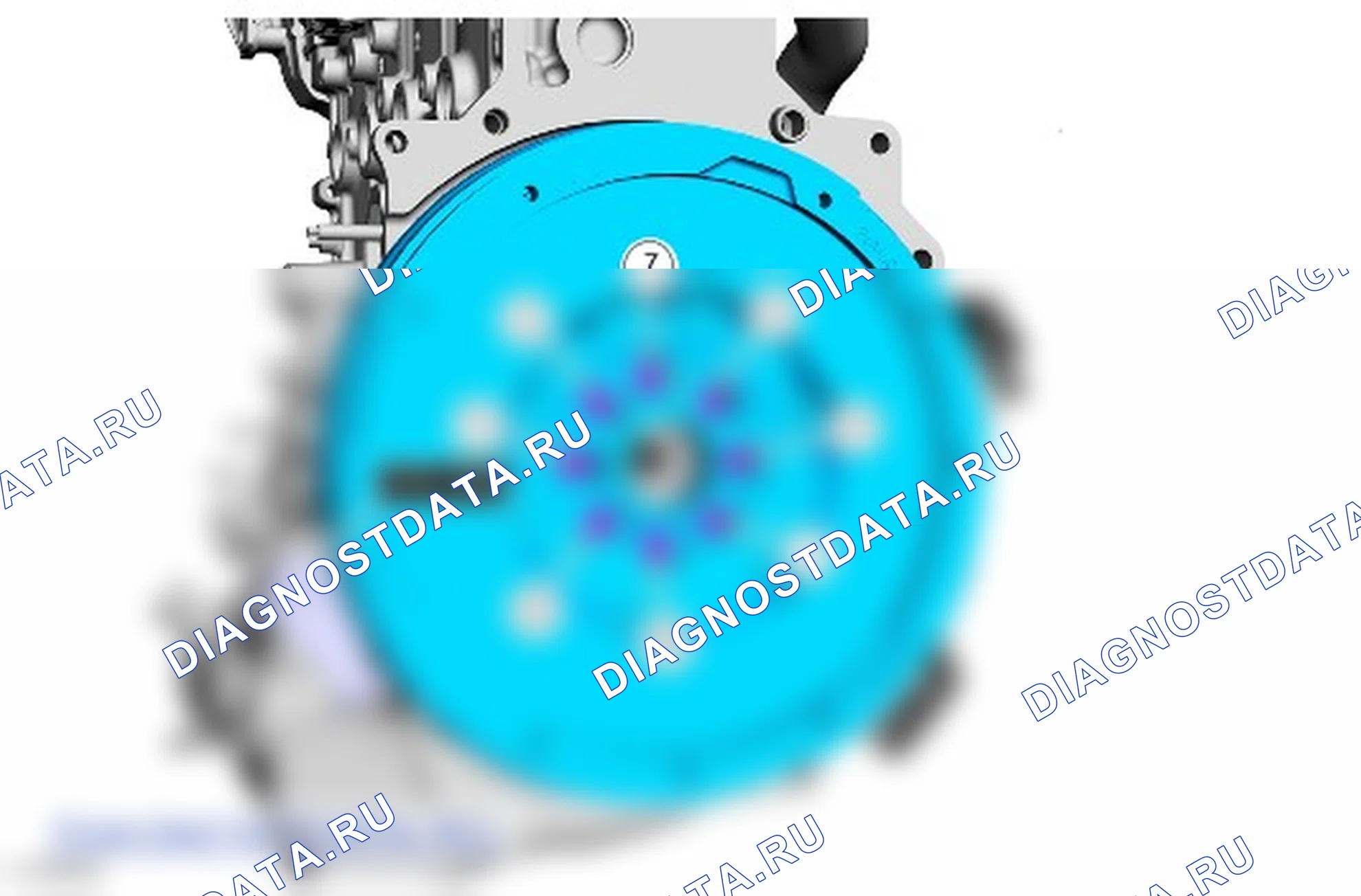 Как установить присоединяемые детали двигателя. Ford Kuga II